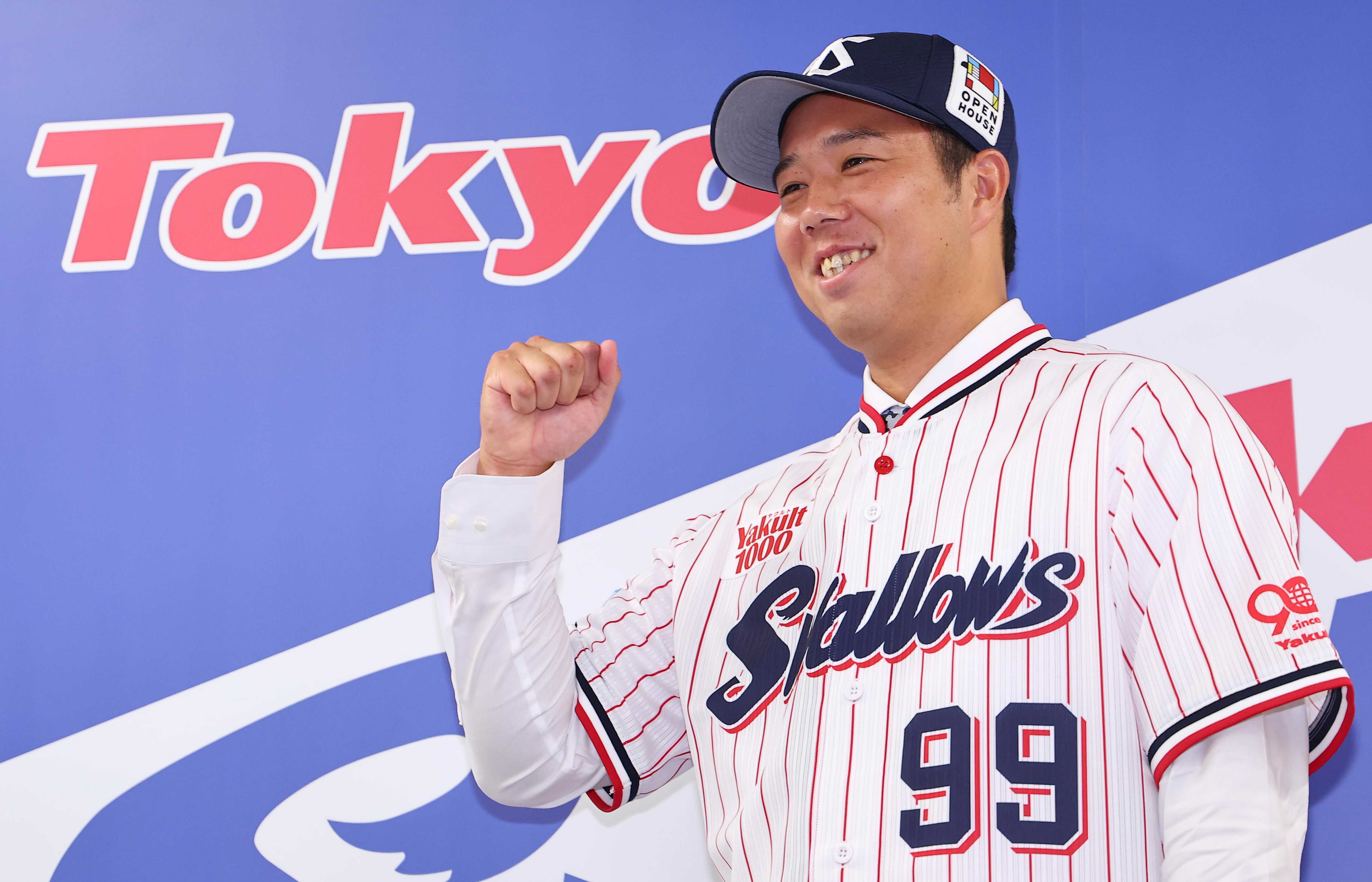 青柳晃洋、ヤクルト入団の決め手は「必要としてくれた」 村上合流に