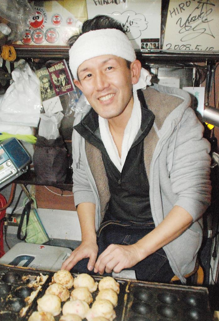 負けるもんか】つらい思い寄り添い「人の役に立ちたい」 移動たこ焼き