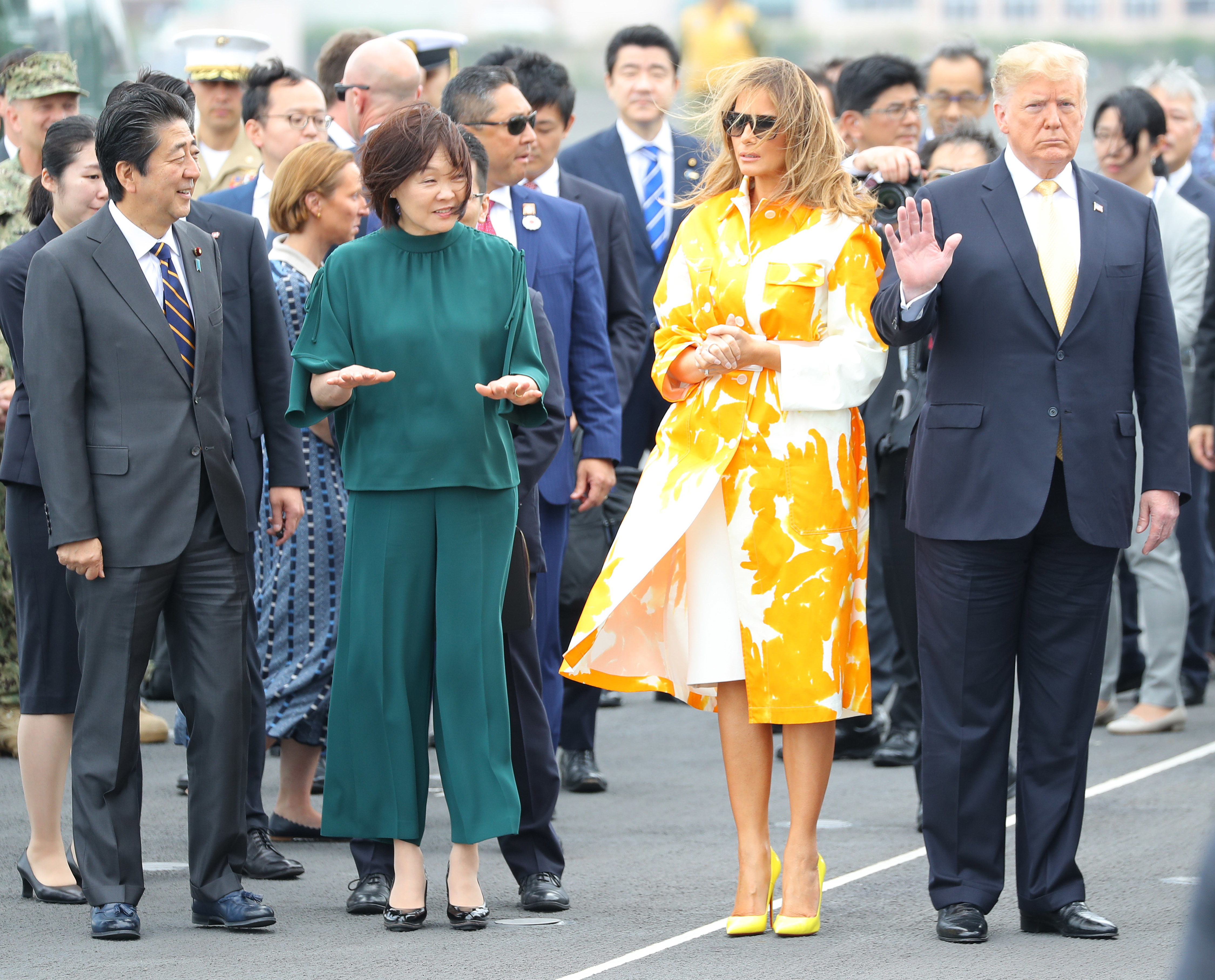 安倍昭恵さんがトランプ氏と15日に面会 米南部州で、妻メラニアさんも