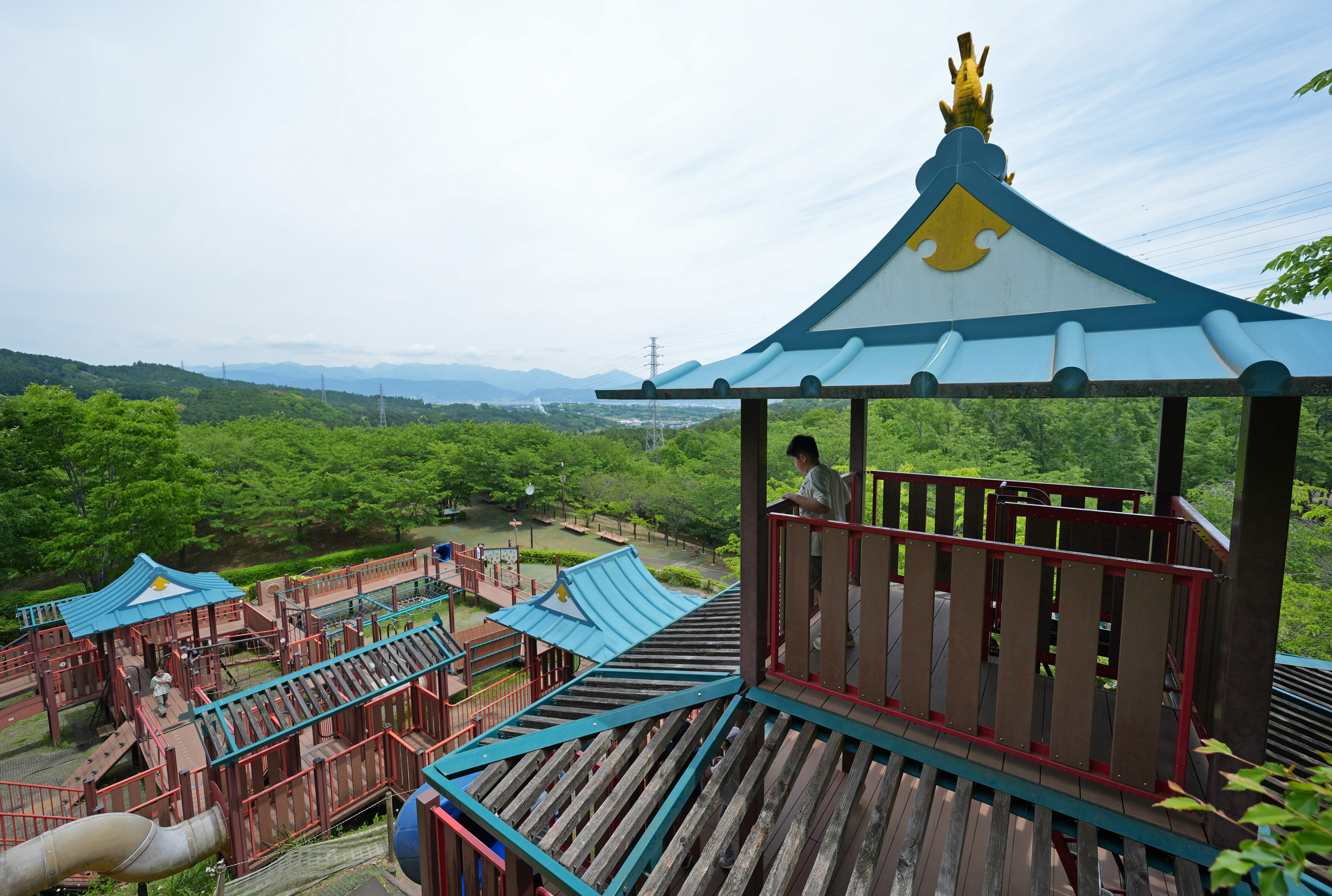 小田原城のアスレチックを攻略せよ！忍者の試練、武士の修業、童の