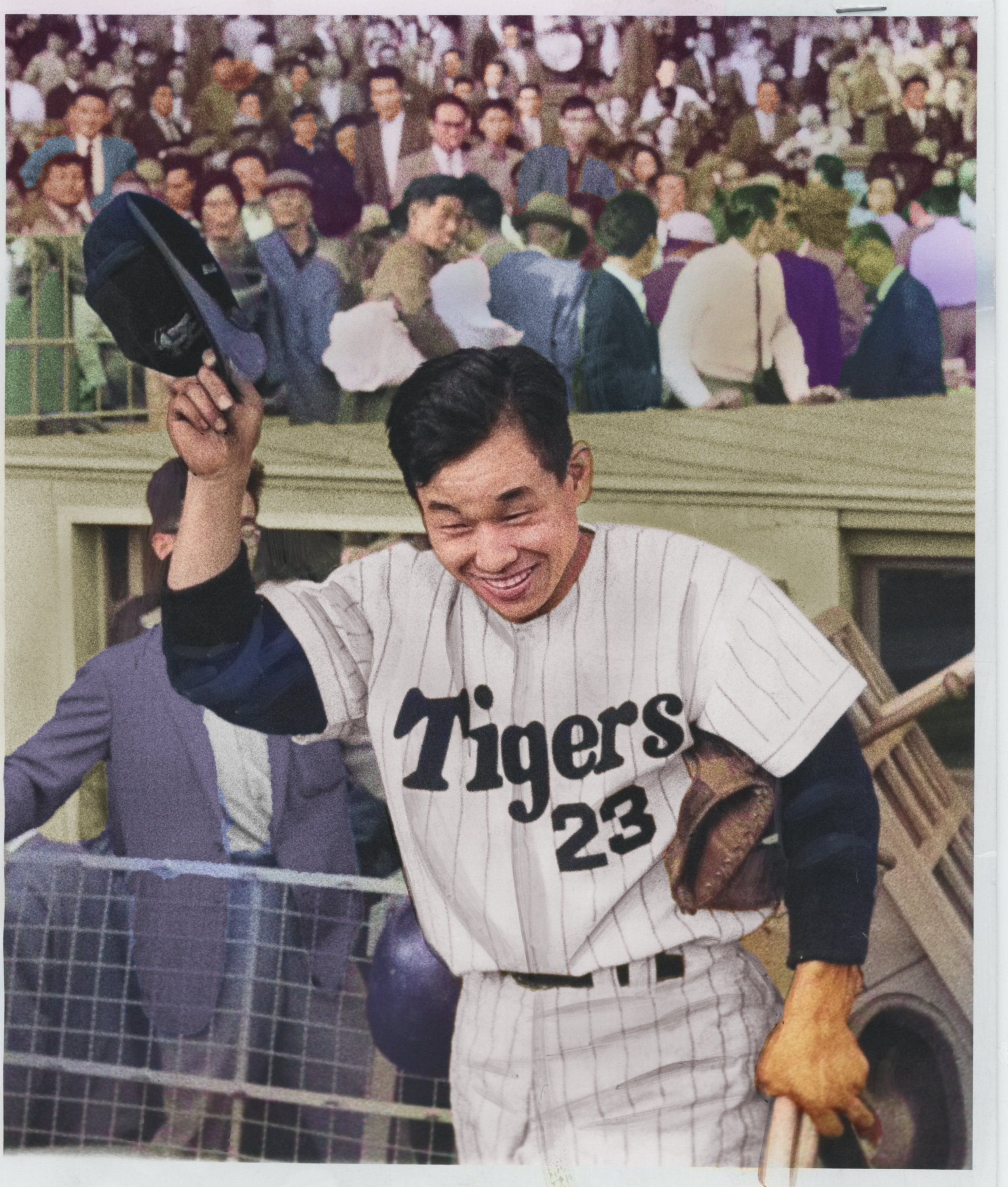 カラー写真で甦る】阪神初の日本シリーズ 吉田義男のサヨナラ二塁打で