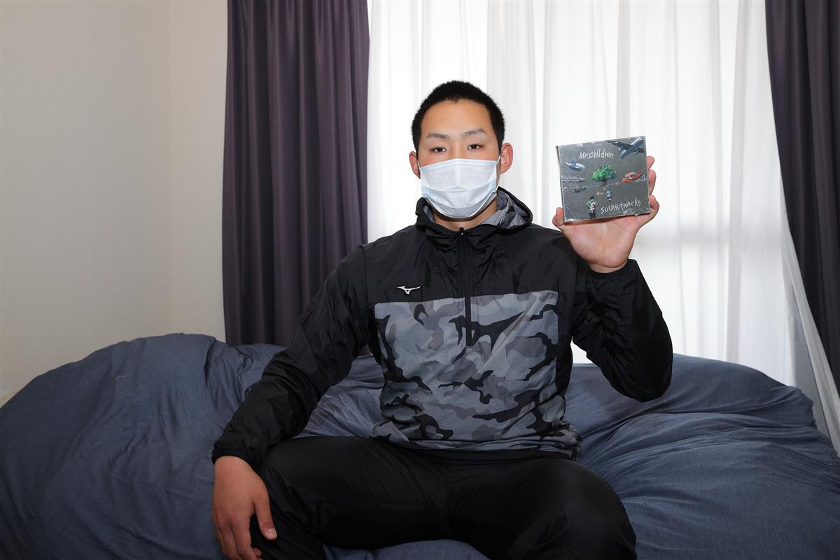 ミスチル党阪神ｄ３位 佐藤蓮 新アルバム持参 ミスチル好きに悪い人はいない サンスポ