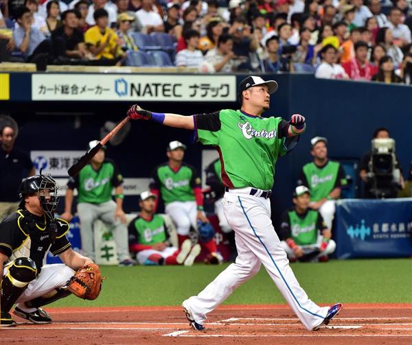 プロ野球 オールスター本塁打競争でｄｅｎａ筒香がパワー全開 産経ニュース