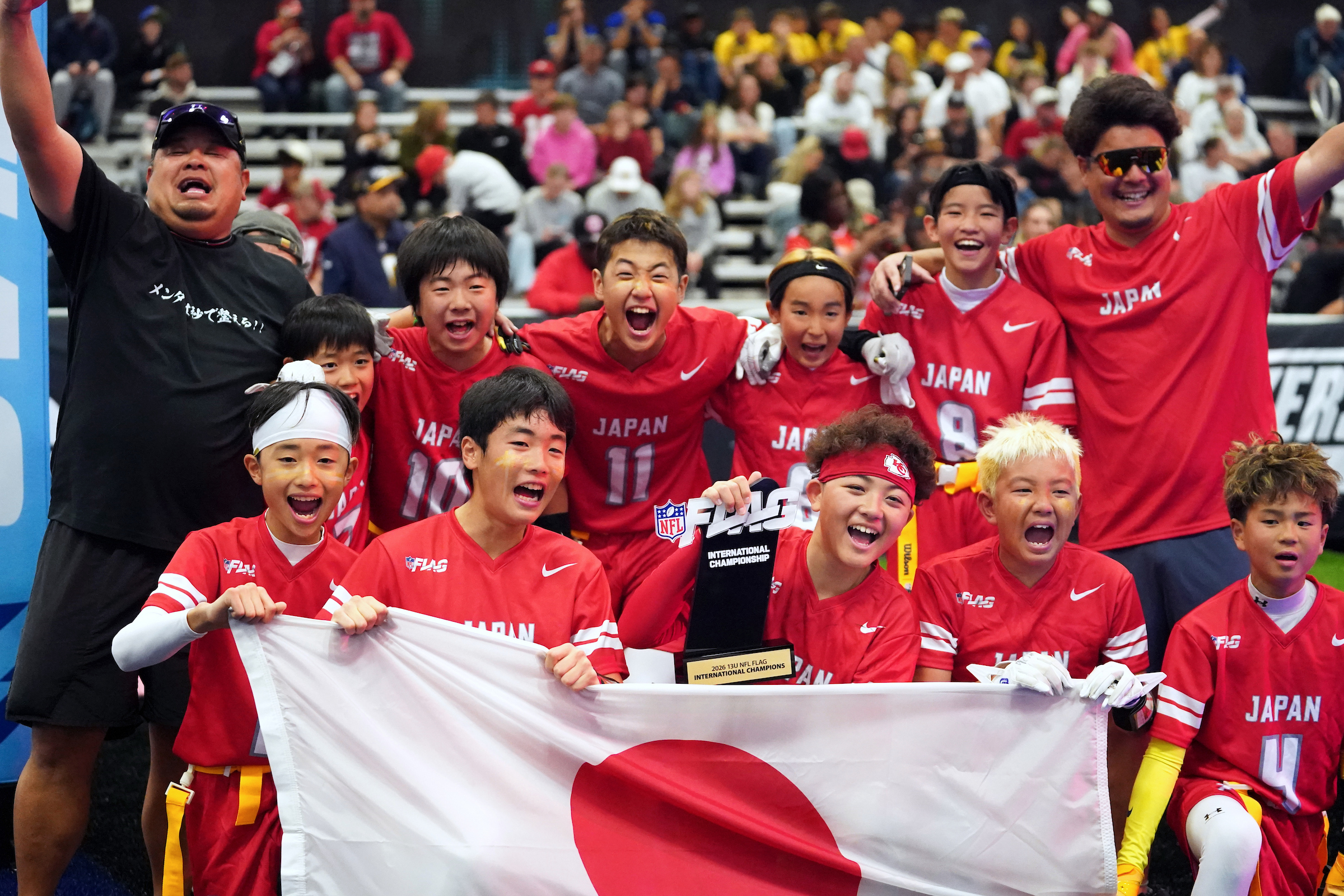 日本代表が世界一に 2026年インターナショナル NFLフラッグ