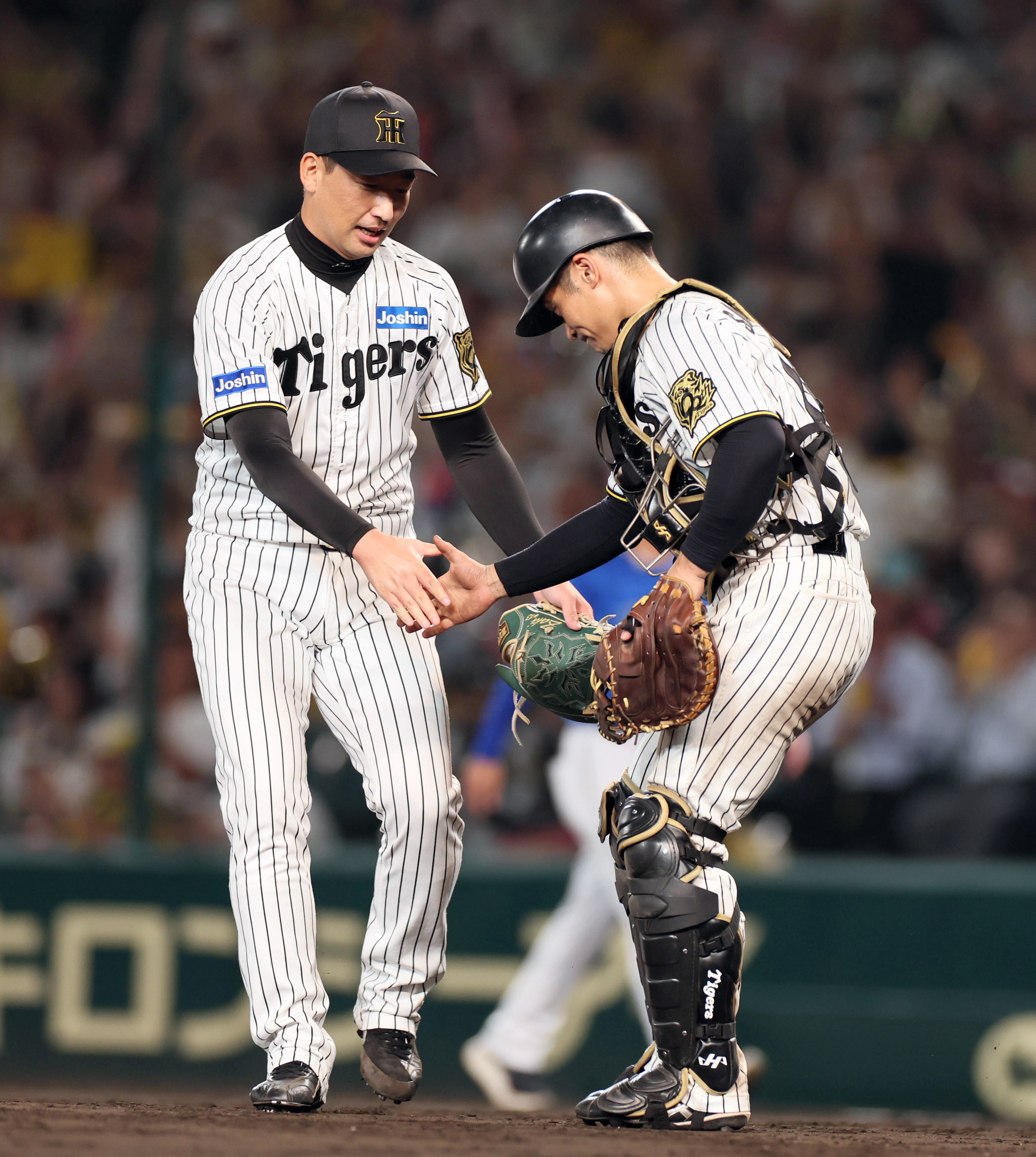 阪神・岩崎優「タイガースの野球ができた」初戦に続き九回三者凡退