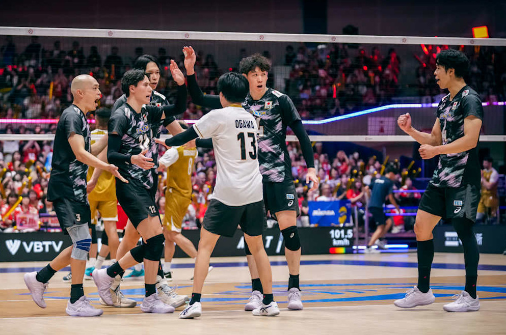 バレー男子日本代表 A組1位突破かけて豪州と対戦 ストレート勝利なら