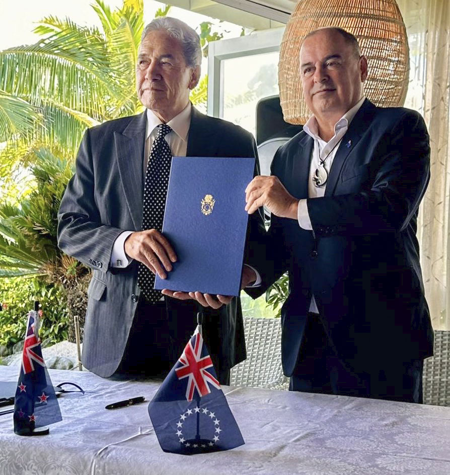 NZとクック諸島が新安保宣言、資金援助も再開 対中協力協定に「大きな