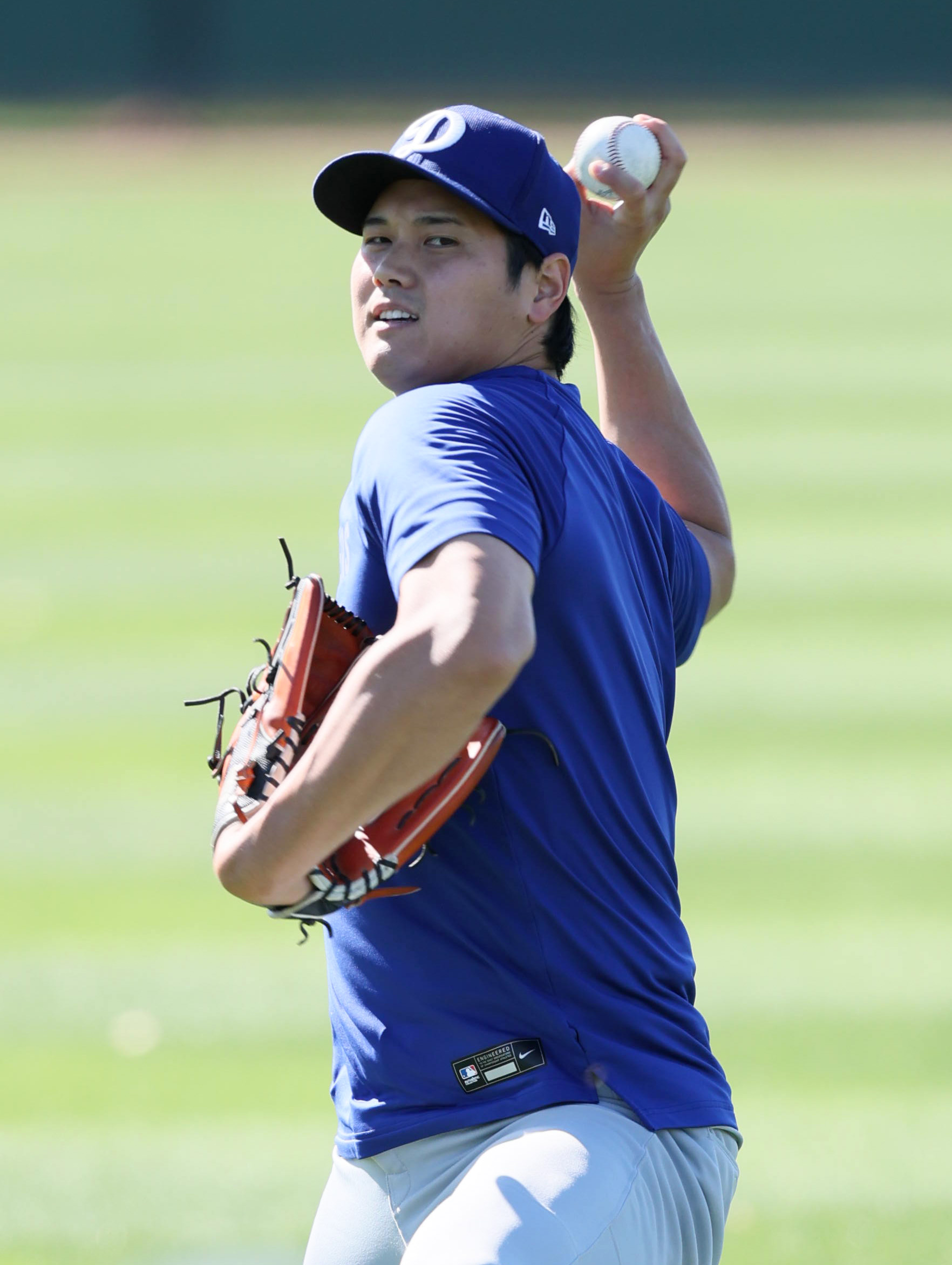 大谷翔平がOP戦初出場へ調整 花巻東高の先輩、エンゼルス菊池雄星との