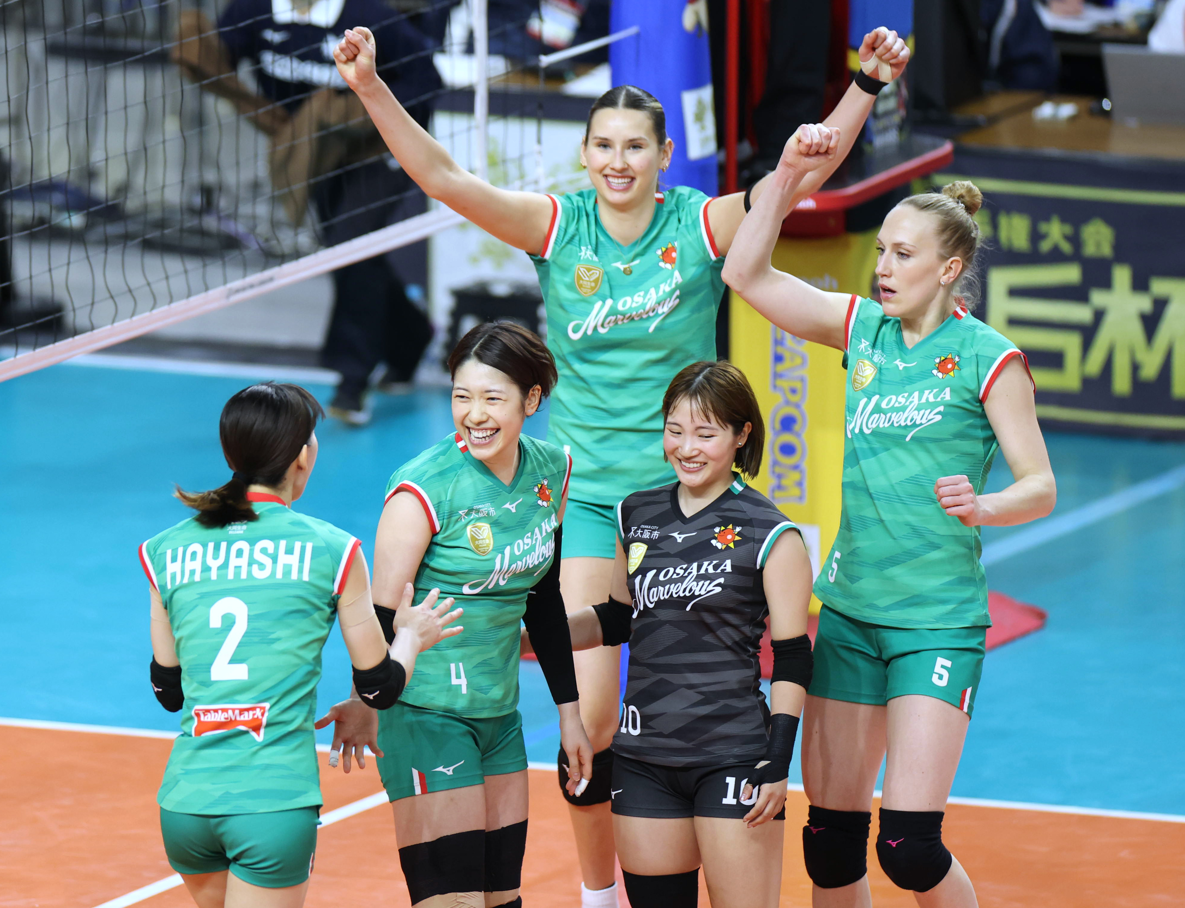 全日本バレーボール JAPAN バレー全日本選手権、女子は大阪Mが5大会ぶりV NEC川崎に3－2で