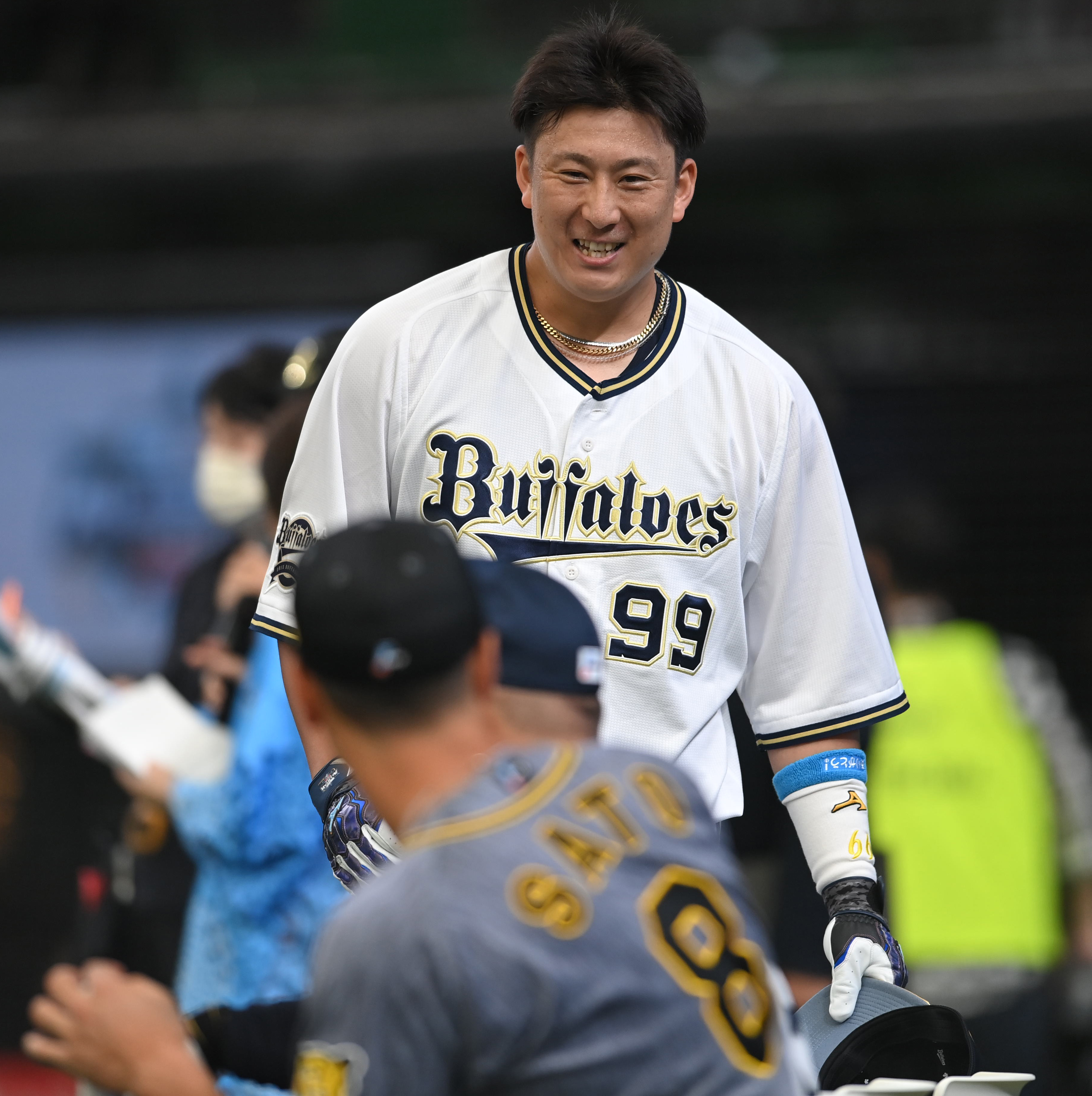 球宴初出場のオリックス 杉本 力んだらアカンと思っていたんですが ホームラン競争は１回戦で敗退 サンスポ