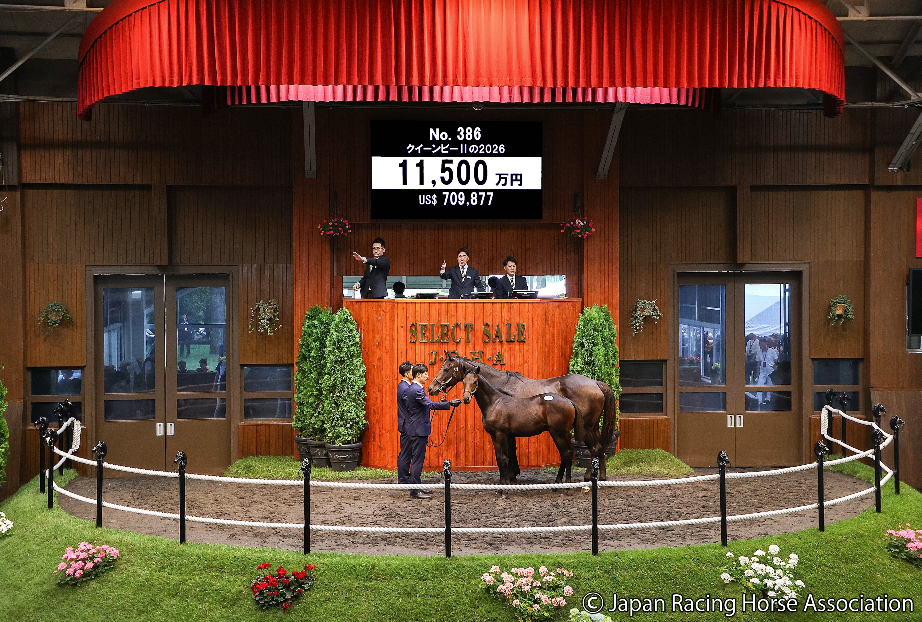 セレクトセール2026・2日目】新種牡馬ジャスティンミラノの産駒が1億円