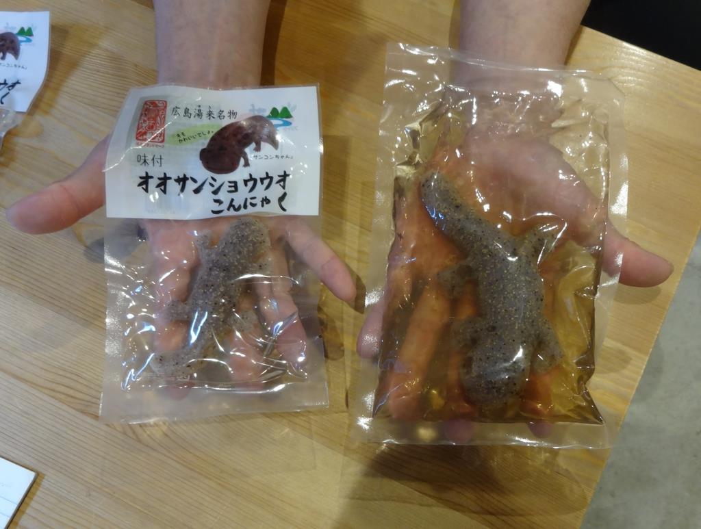 すぐ売り切れ オオサンショウウオこんにゃく の生々しさ 1 2ページ 産経ニュース