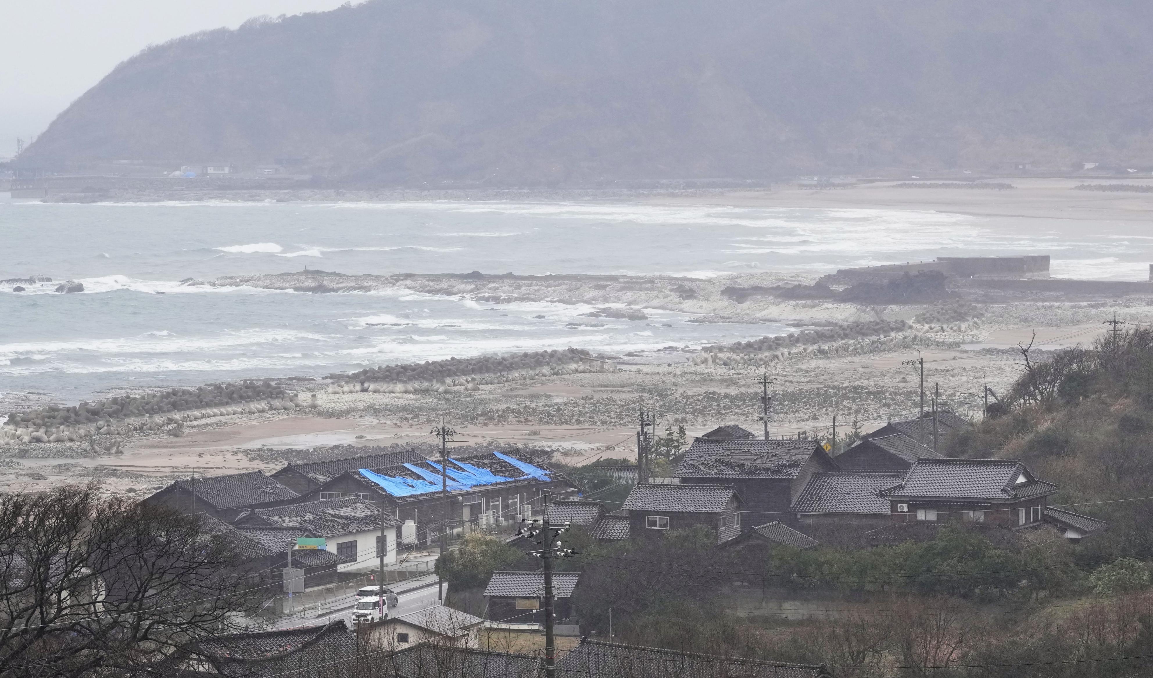 地震の隆起で面積が1.3倍に 輪島市門前町黒島町、歴史的な船主集落が海