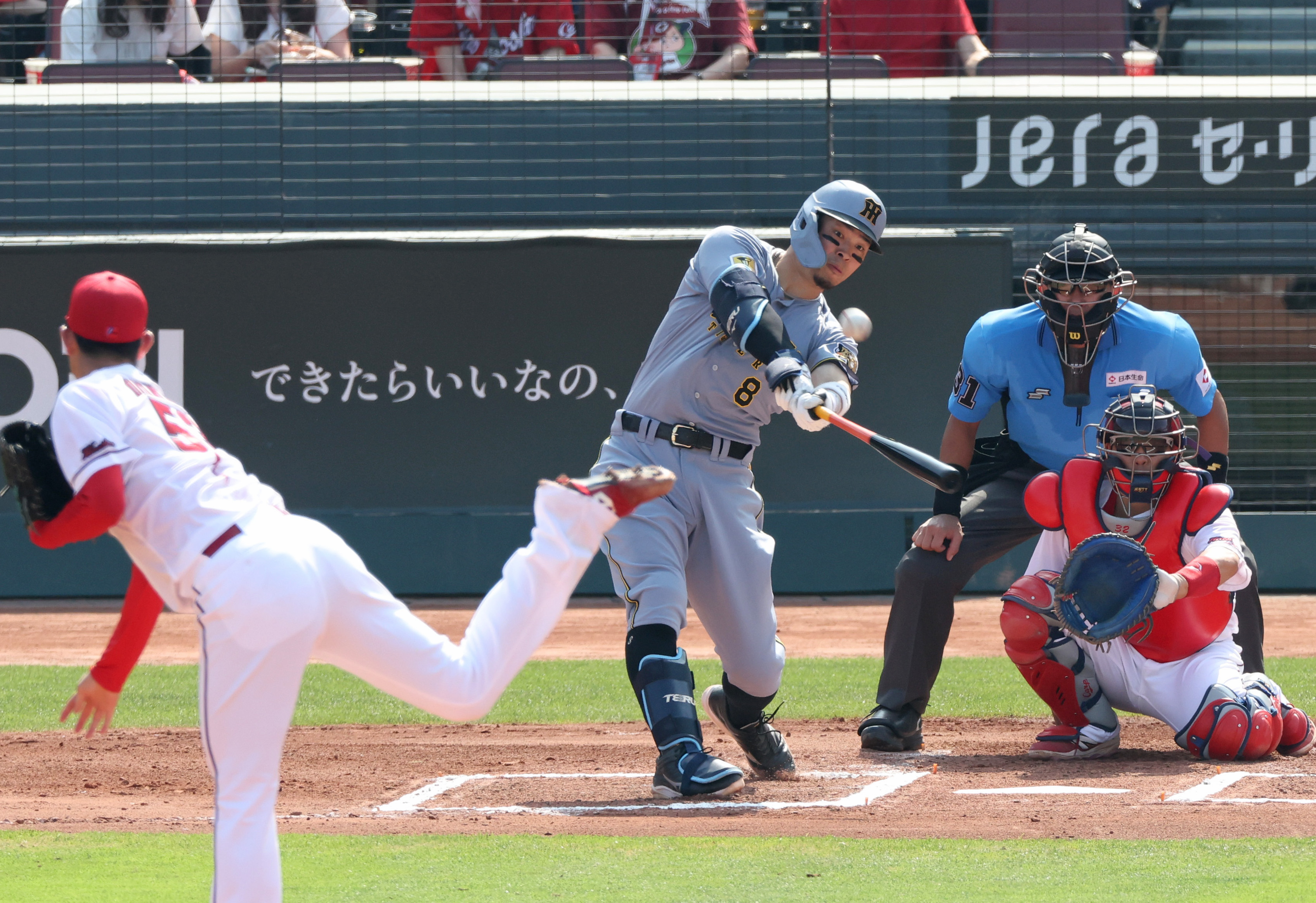 阪神・佐藤輝明が16試合＆65打席ぶりアーチ！打球速度173キロ弾で同点