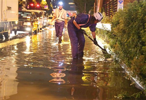 東京 世田谷で１時間に１１０ミリの猛烈雨 都は水防本部設置 産経ニュース