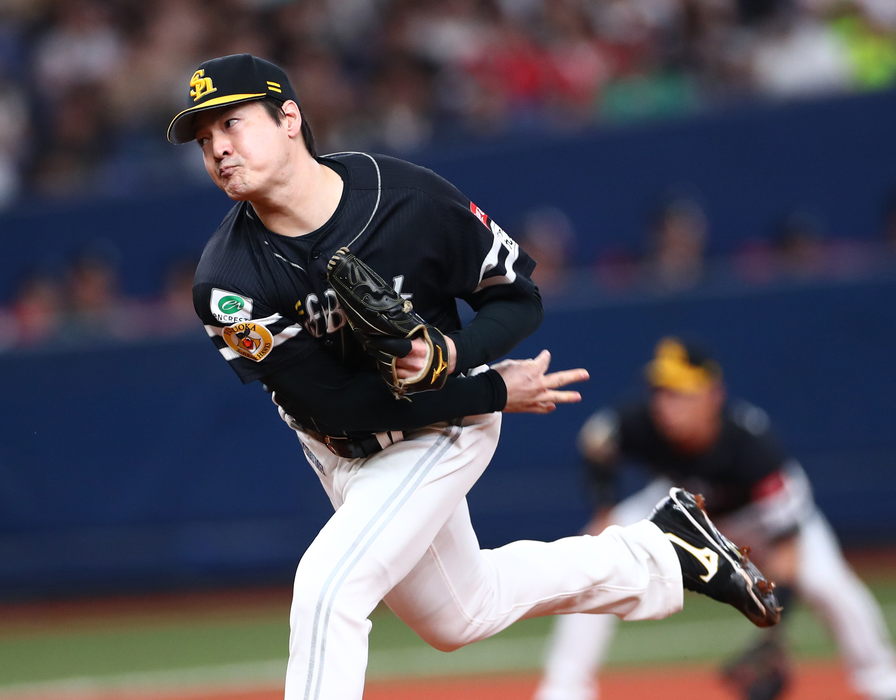 オ3―4ソ ソフトバンク、六回に逆転 有原は7回4安打に抑え12勝目