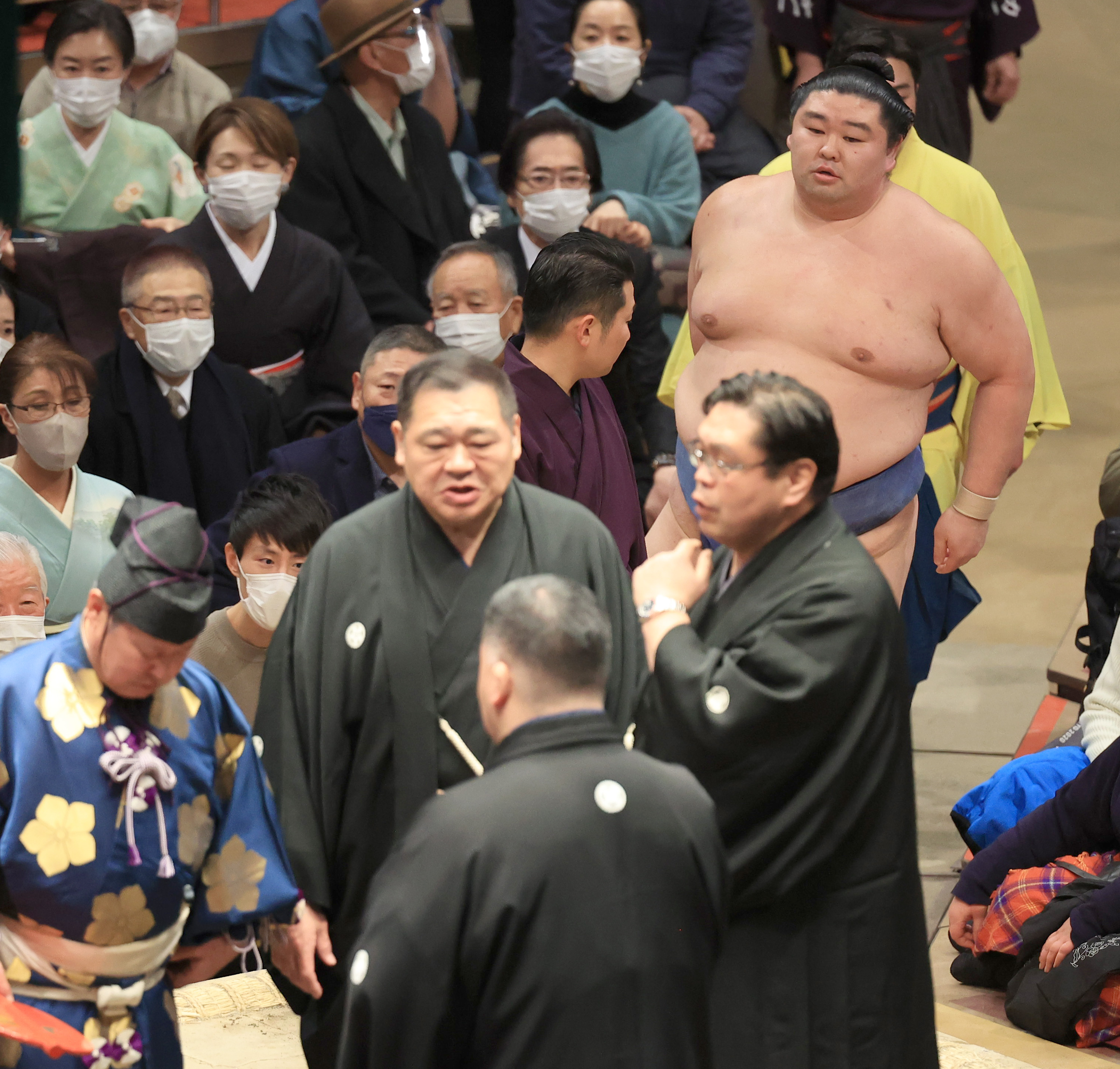 第24代 式守伊之助 證状 と本人の 写真【 大相撲 相撲 横綱 スポーツ