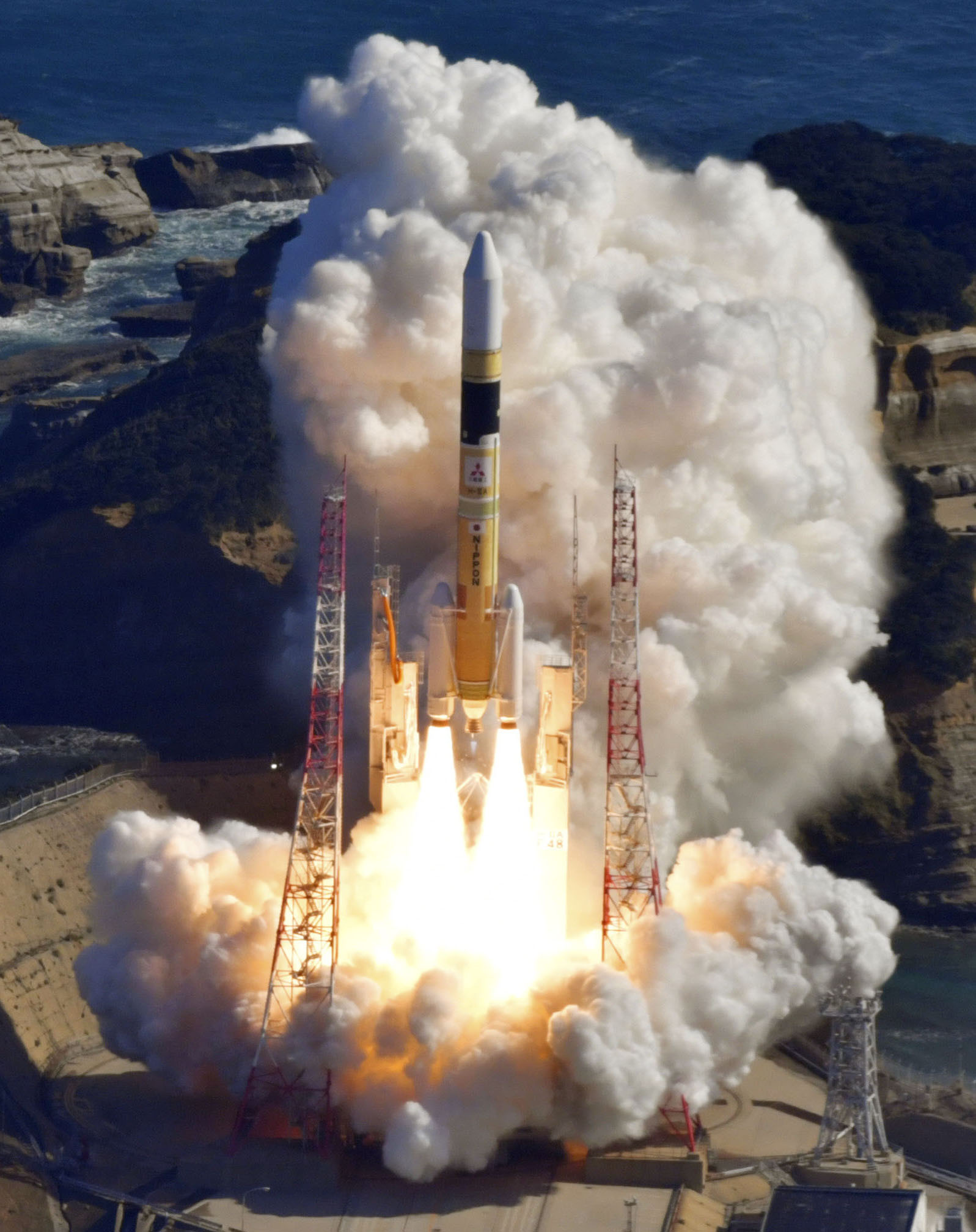 フォト】情報収集衛星、予定の軌道に H2Aロケット48号機打ち上げ