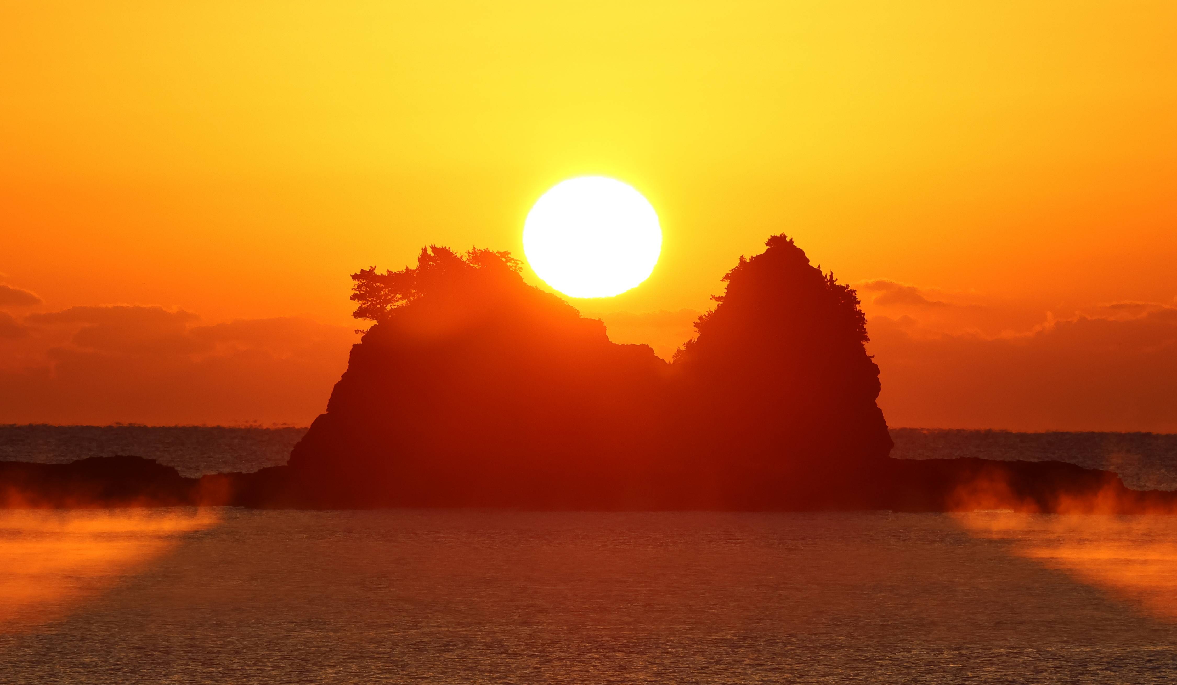 オレンジと黄色の熱海楓景　名有 オレンジと黄色の熱海楓景 名有 （色とりどりの大自然に触れる