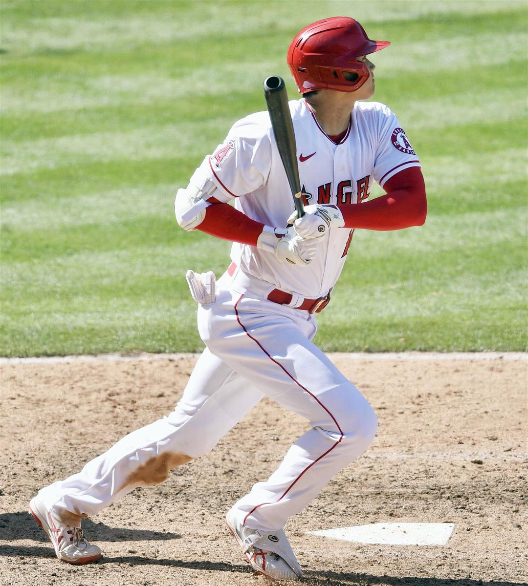 大谷翔平 今季初マルチ安打 一回に二盗も エンゼルスは連勝３で止まる サンスポ