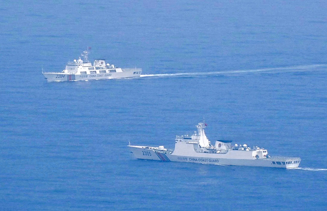 中国海警局も台湾周辺でパトロール、人民解放軍と歩調合わせ