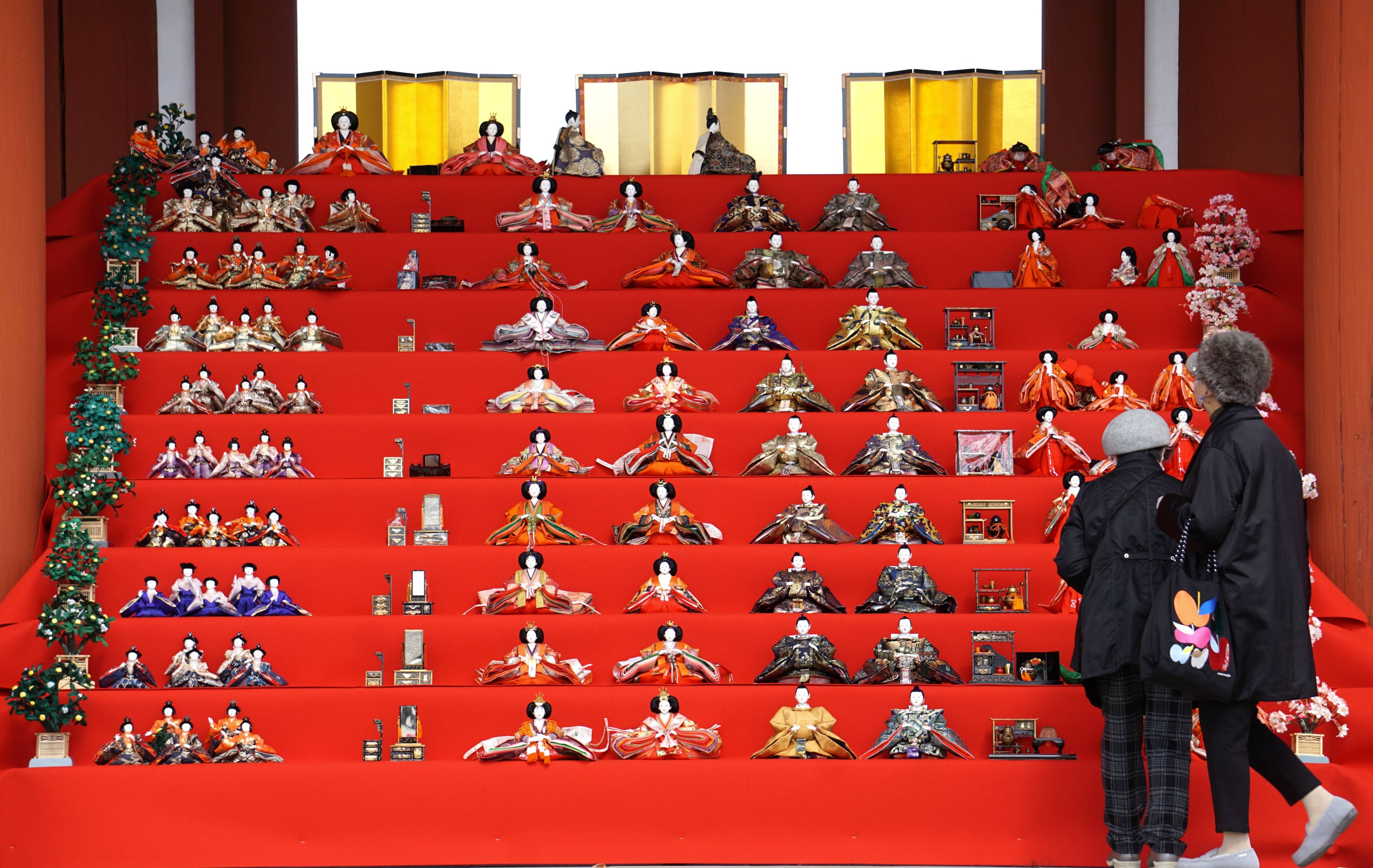 3千体以上のひな人形 ひな祭り発祥の地・奈良の平城宮跡で21日から