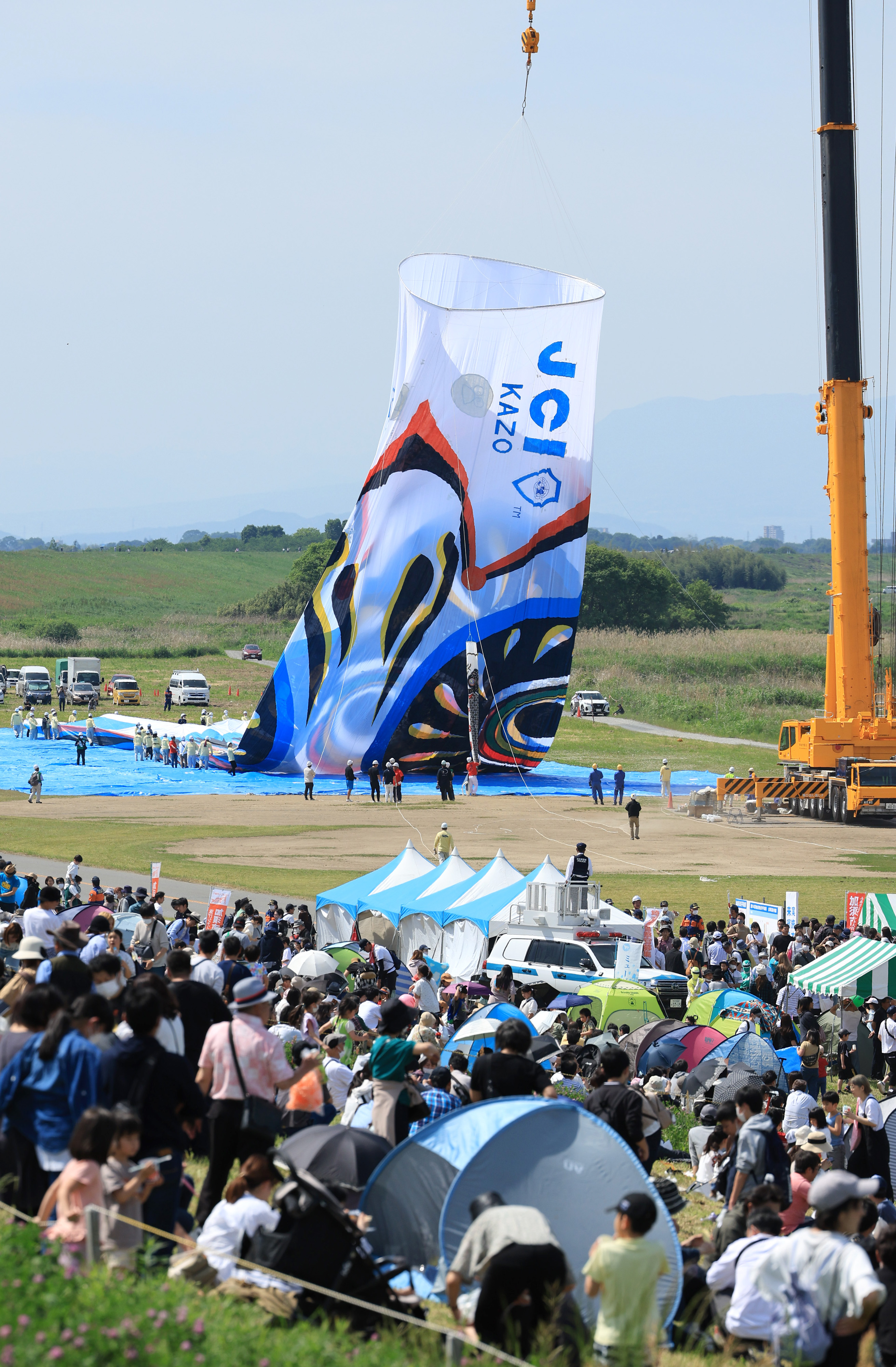 動画】【フォト＆動画】100mこいのぼり、青空を悠々と 埼玉・加須