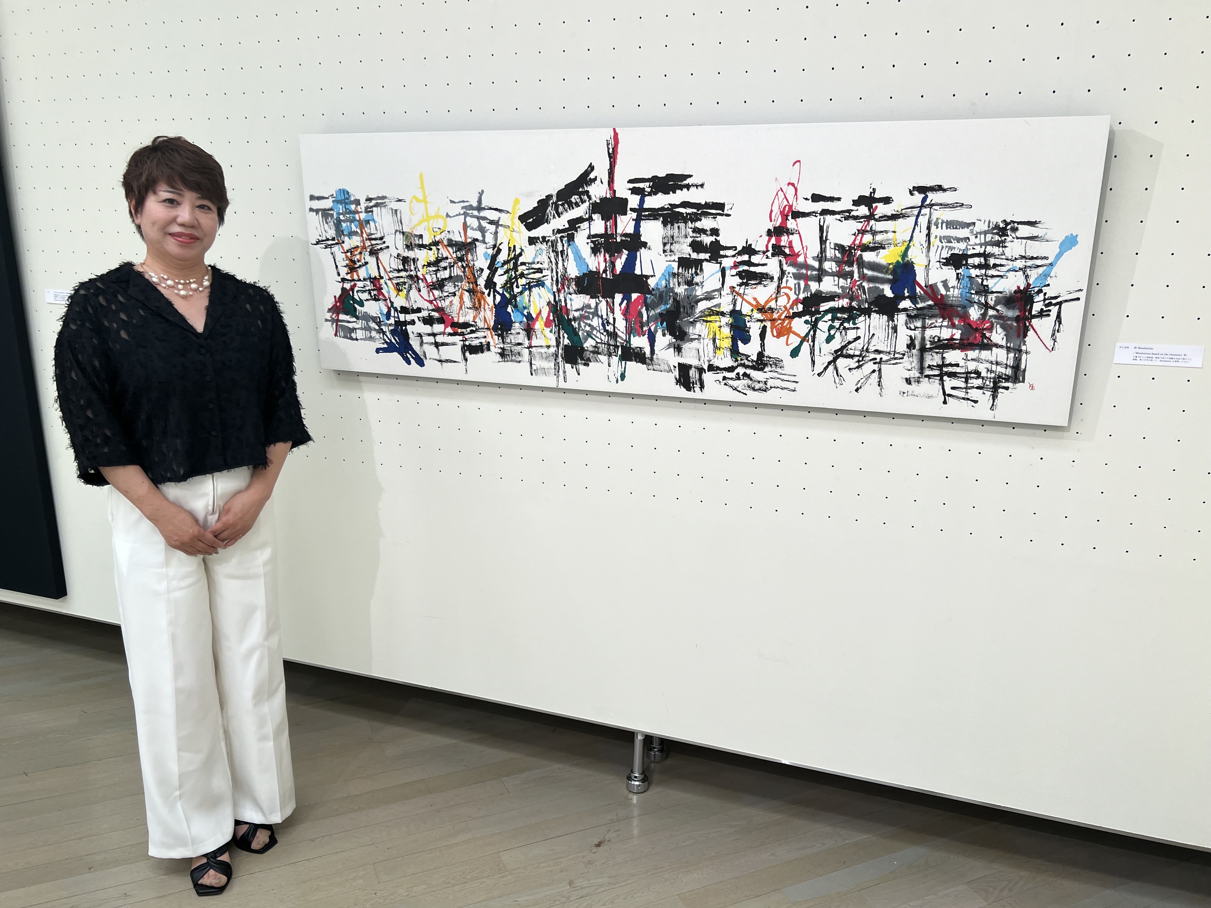 難解な前衛書道の見方を手ほどき 「groupf 2024展vol.7 東京」が人気