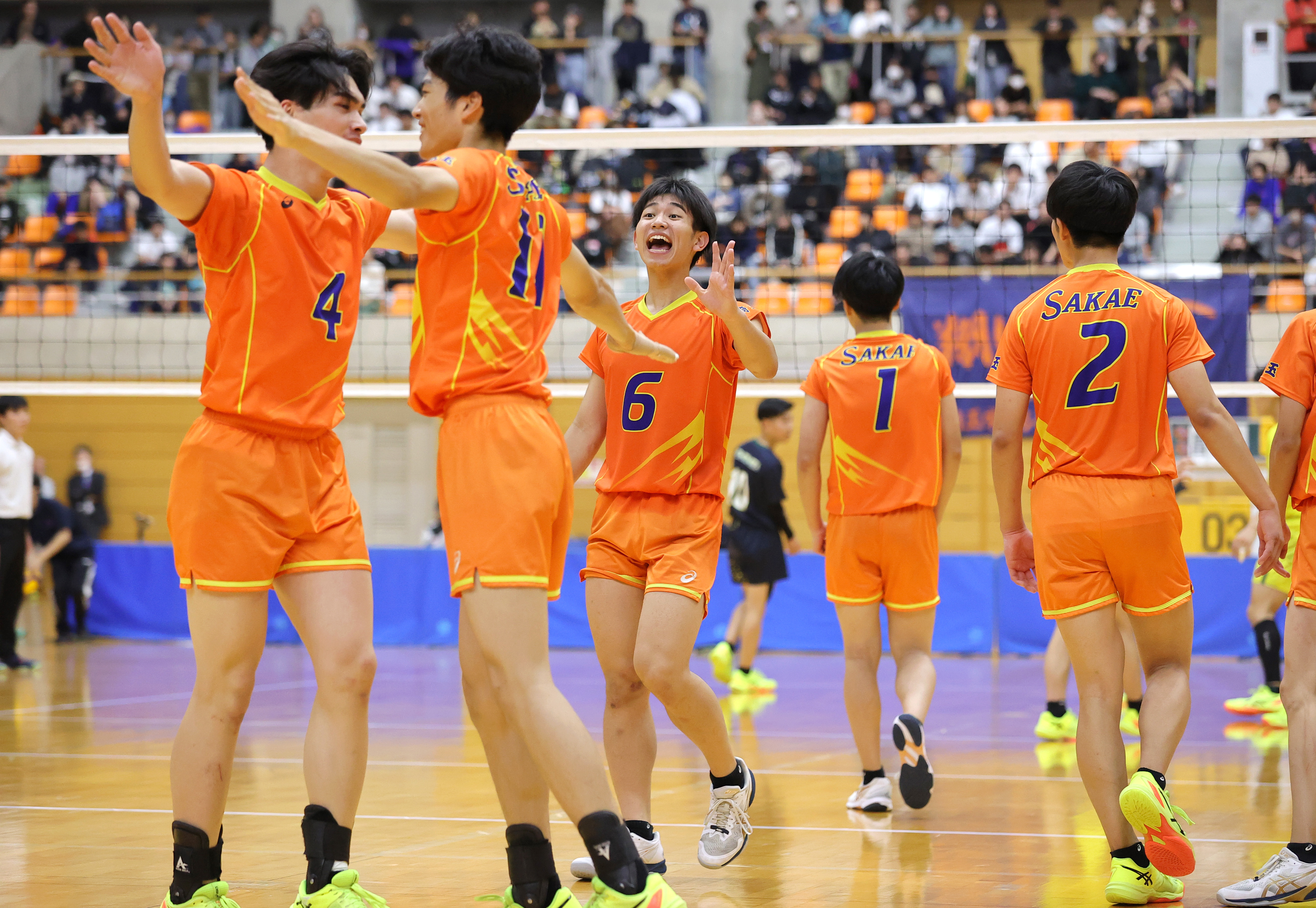 埼玉栄高校 バレー ゲームパンツ 全国高校バレー 男子 埼玉栄、女子