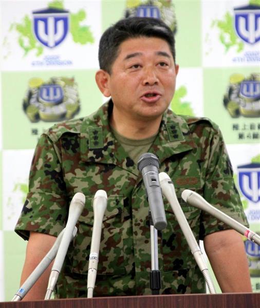 陸自第4師団長就任、岩谷陸将が訓示 福岡（写真・画像 1/1） - 産経