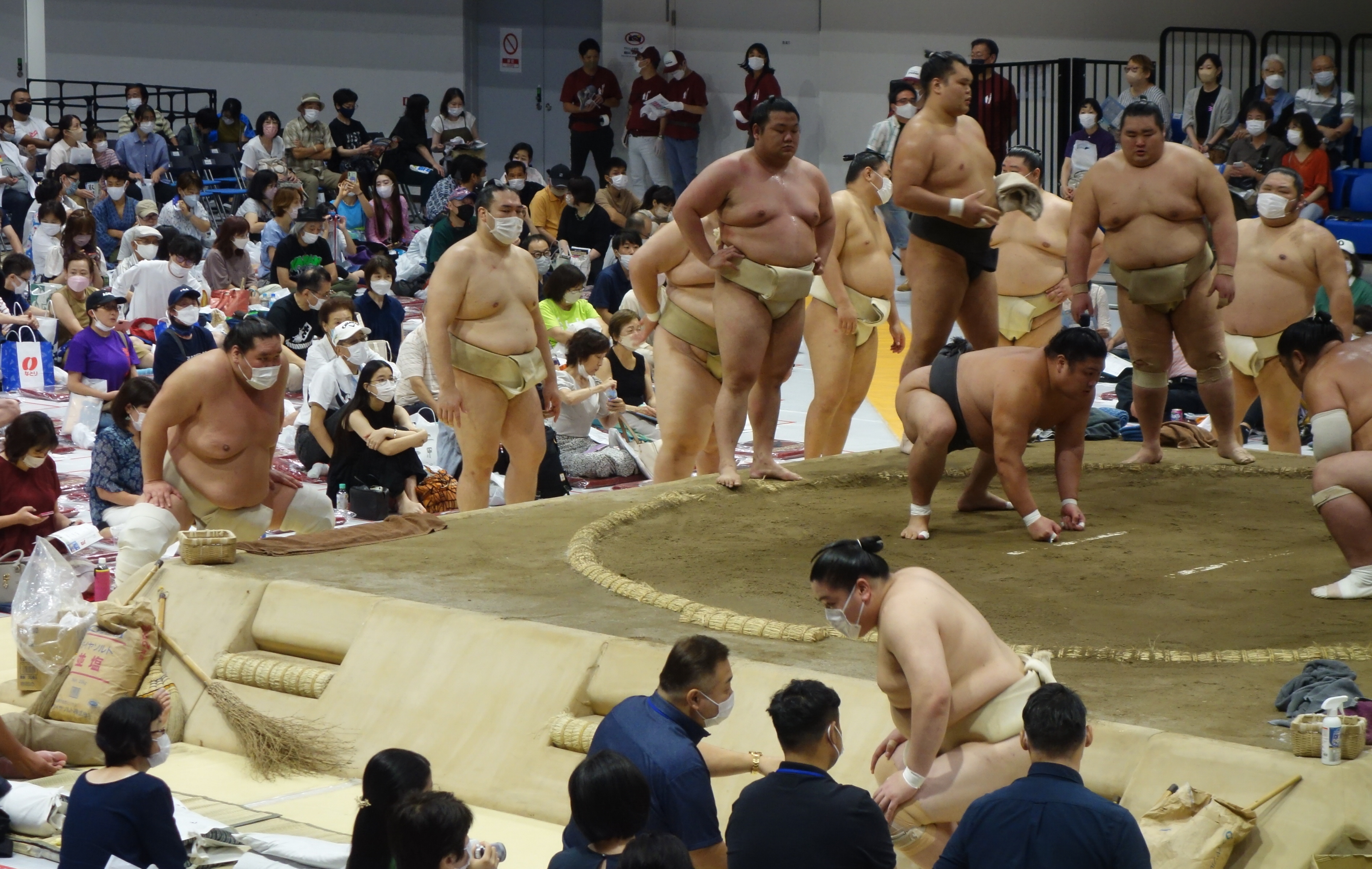 大相撲の巡業が２年８カ月ぶりに再開 照ノ富士「自分も楽しみたい」 コロナ感染防止対策も徹底 - サンスポ