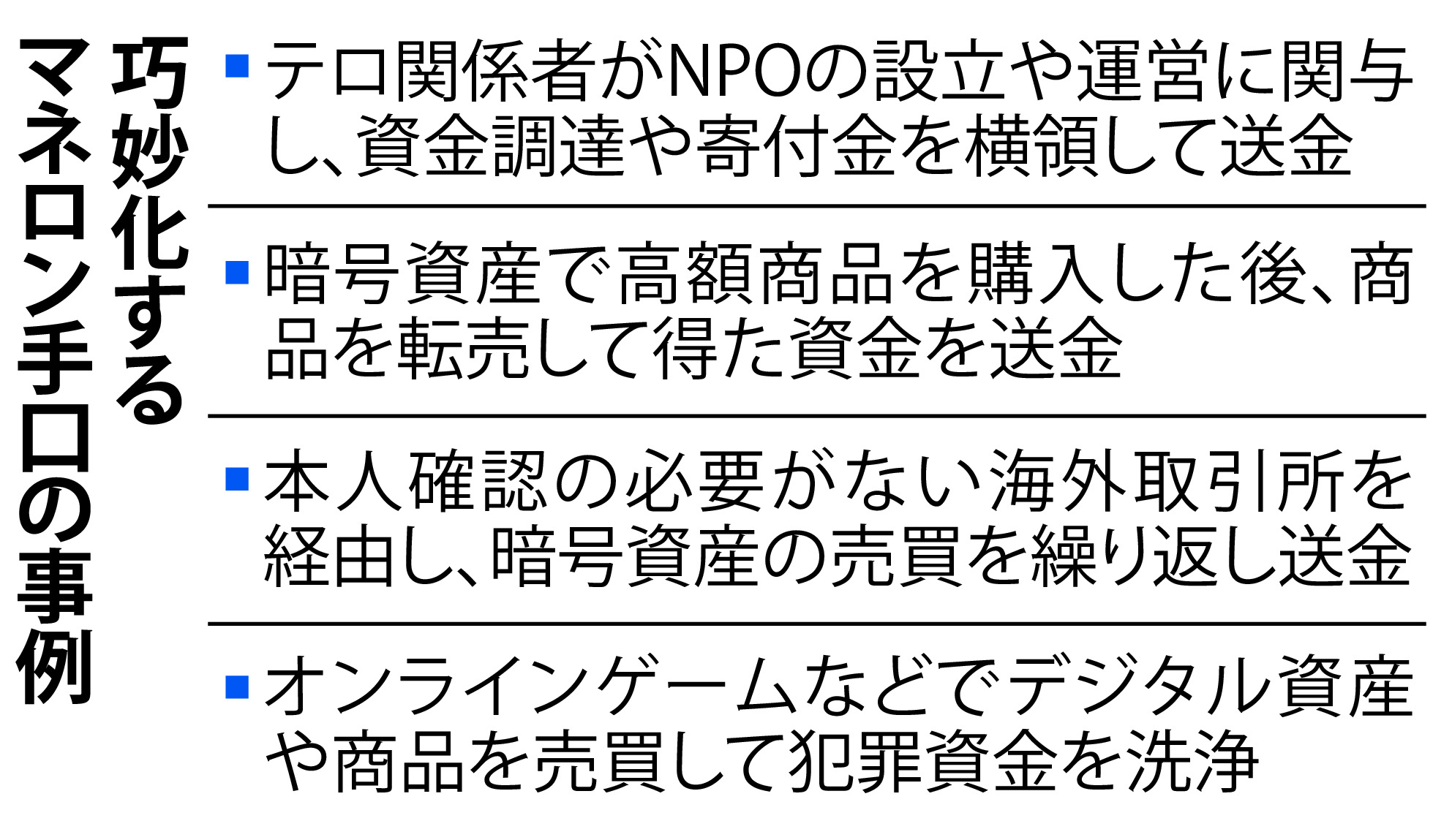 日本のＮＰＯ、マネロンに悪用懸念 テロ資金への低い危機意識指摘 - 産経ニュース