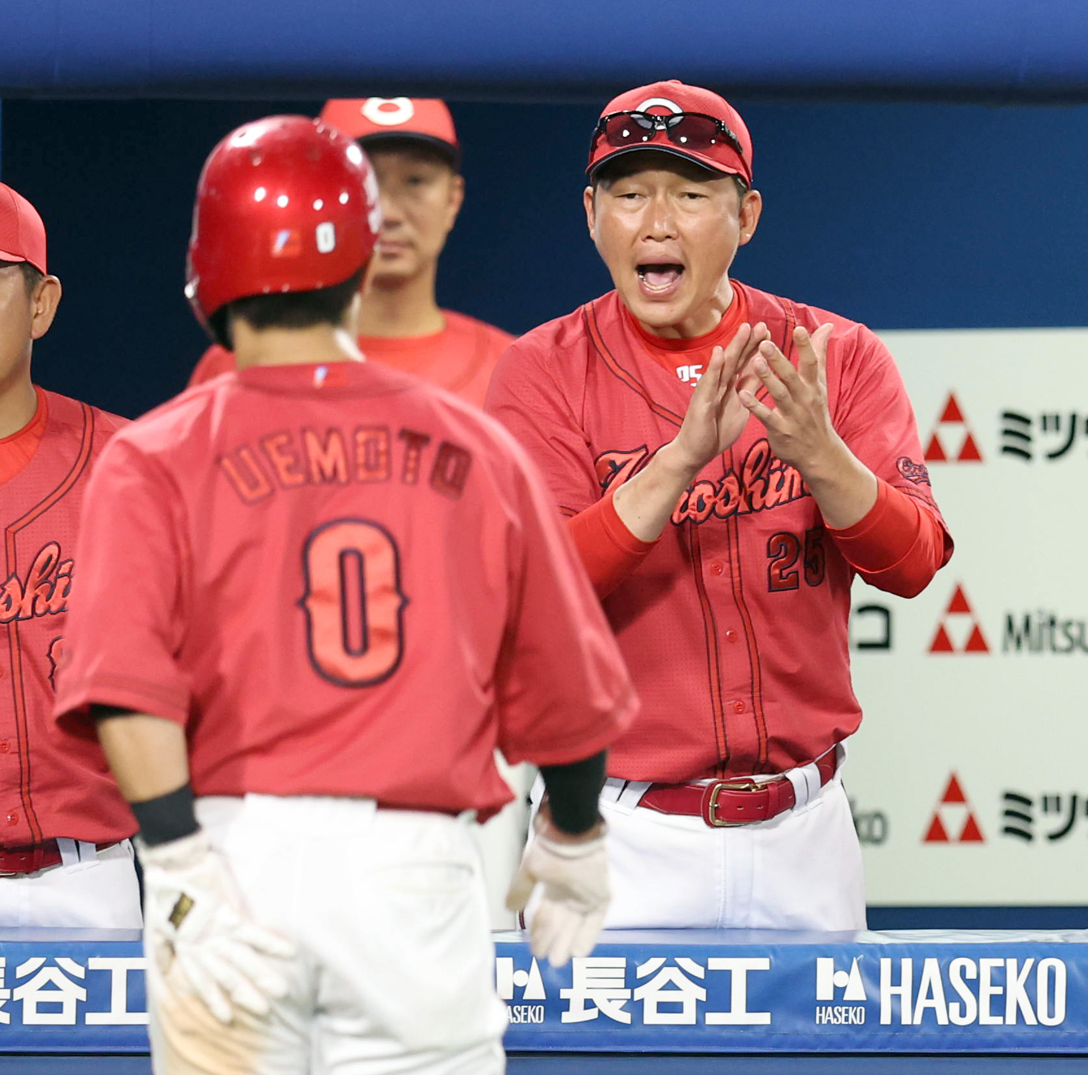 広島、４連勝で２位浮上　野間峻祥が勝ち越し打