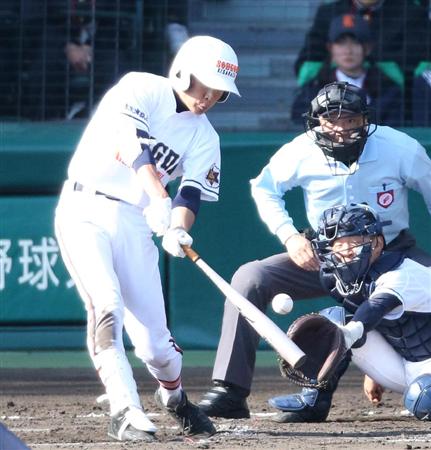 木更津総合・主将小池が先制犠飛！直球を狙い打ち／センバツ - サンスポ