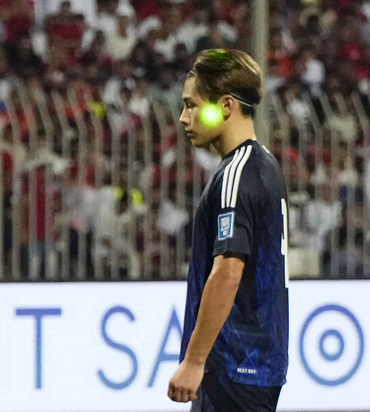 日本代表・FW上田綺世、2G1Aも…レーザーポインターの妨害行為受ける