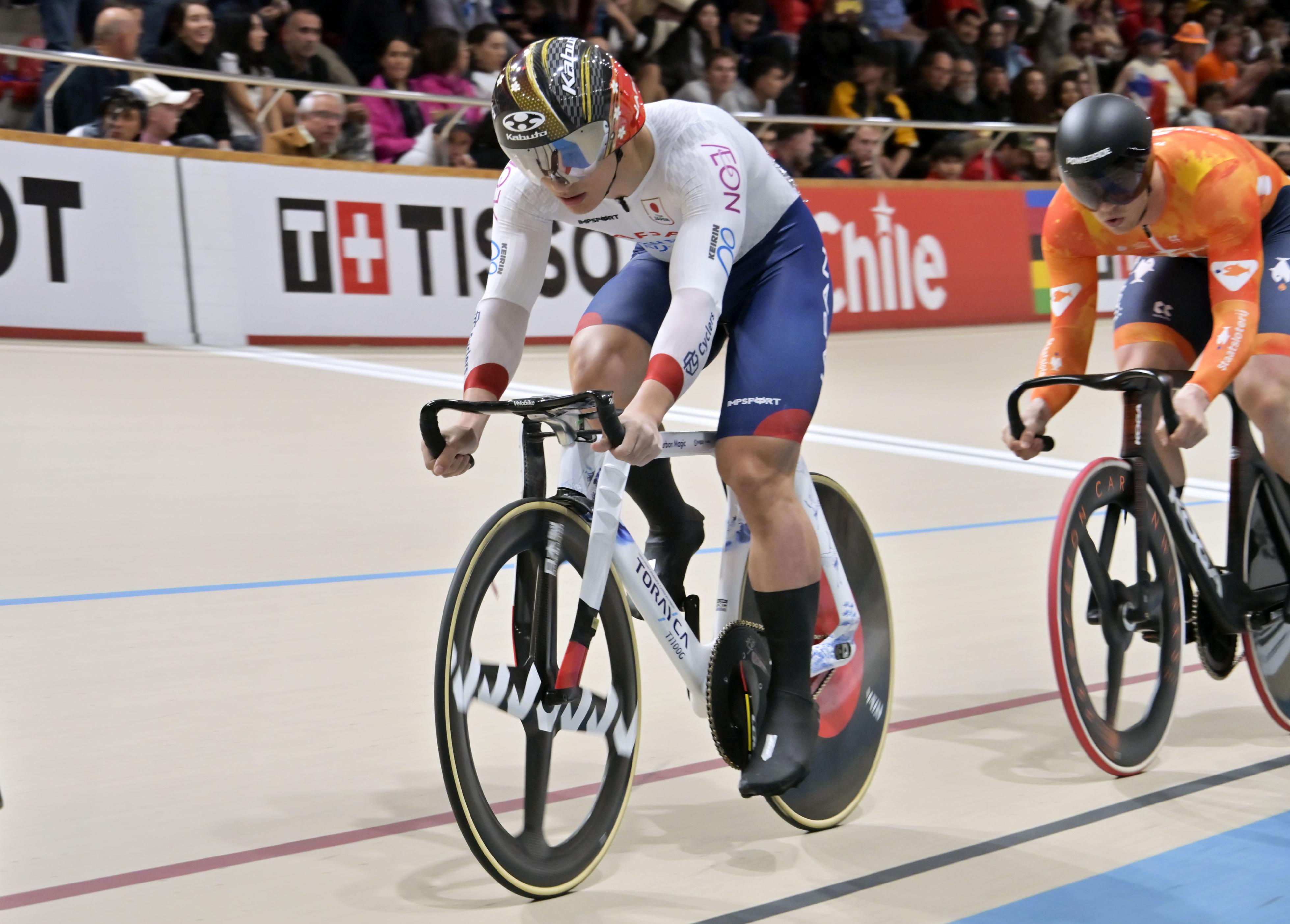 太田海也が男子ケイリンで4位、前回覇者の山崎賢人は敗退 世界自転車