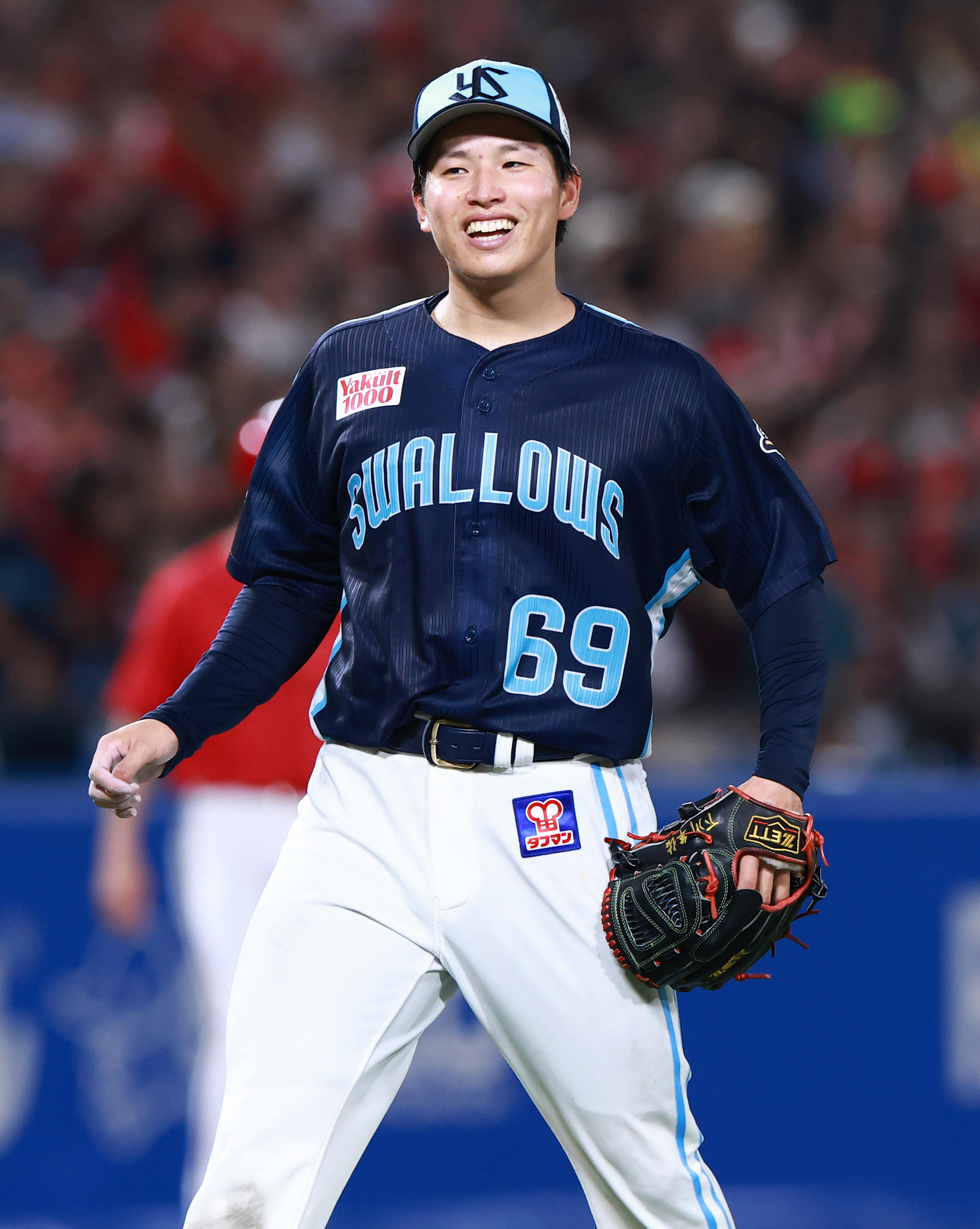 スワローズ　松本健吾投手　プロ初勝利ユニフォーム　Sサイズ 東京ヤクルトスワローズ】松本健吾プロ初勝利記念ユニフォーム