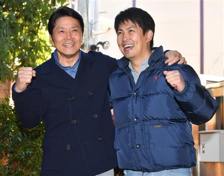 下嶋兄 パパ峰竜太同伴で結婚会見 相手の３０代ｃａから逆プロポーズ 1 2ページ サンスポ