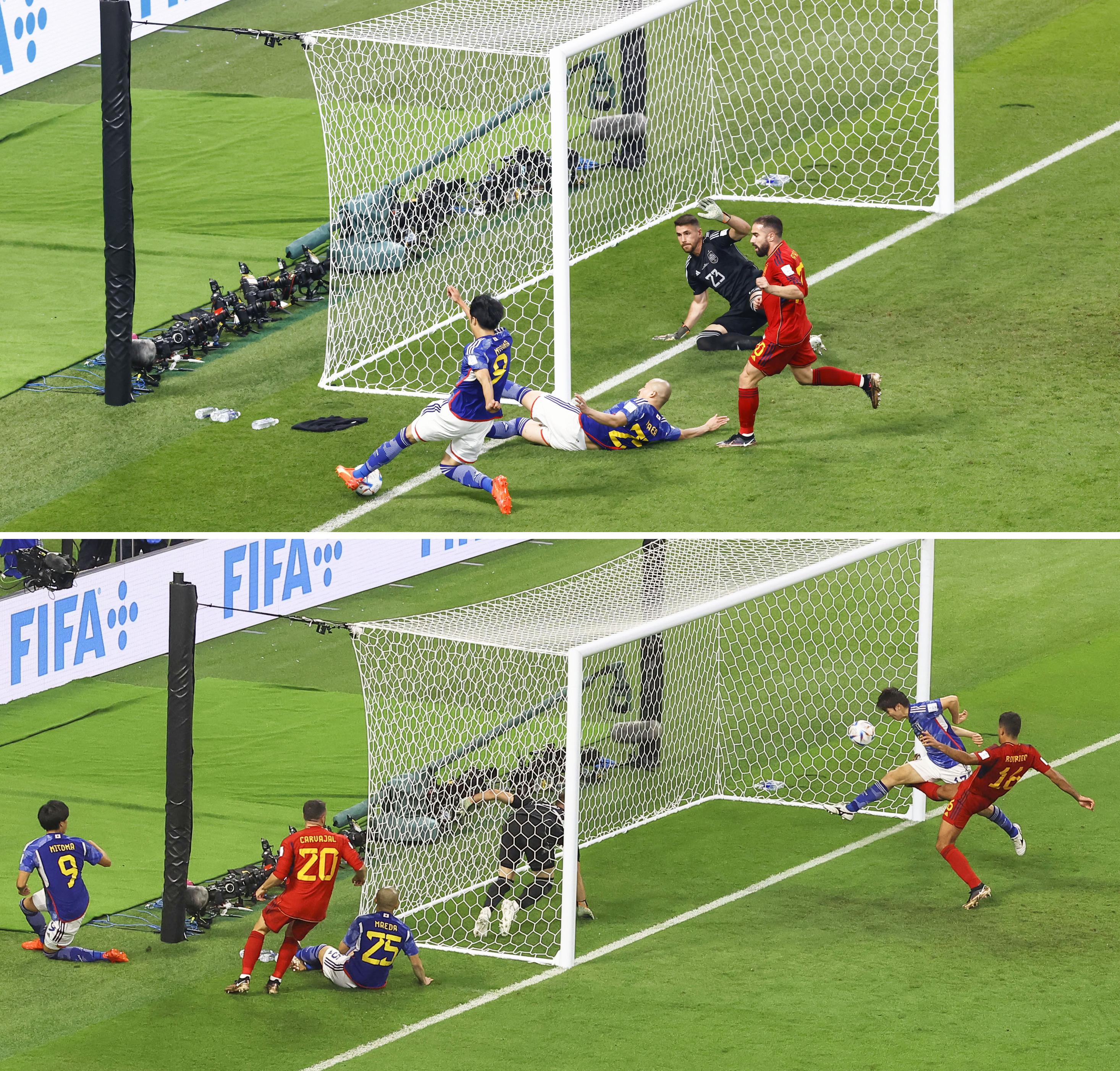 W杯カタール大会＞日本対スペイン戦、“三笘の1ミリ”は世界中で