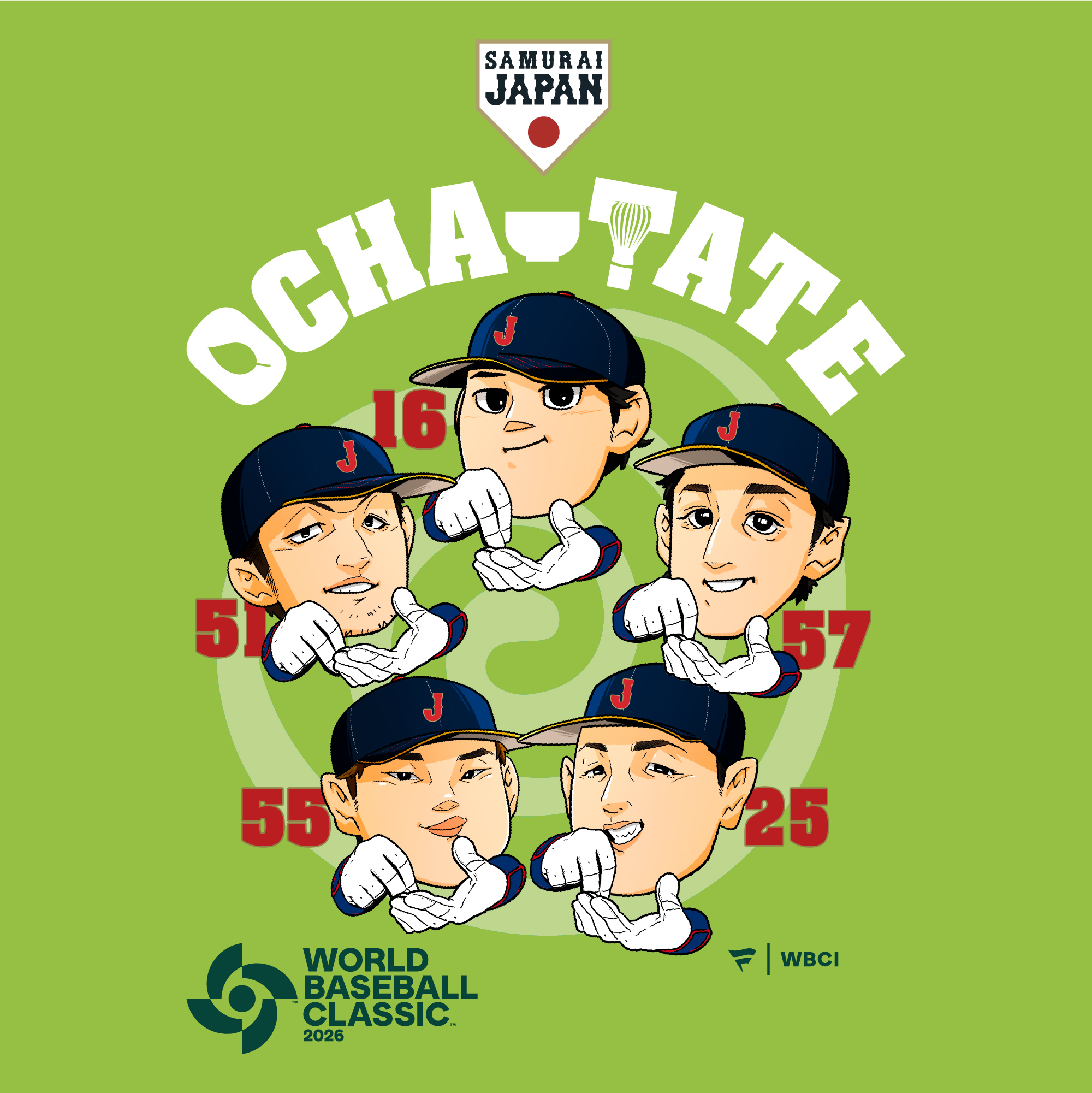 WBC侍ジャパン「お茶点てポーズ」Tシャツ爆誕！大谷翔平＆鈴木誠也ら
