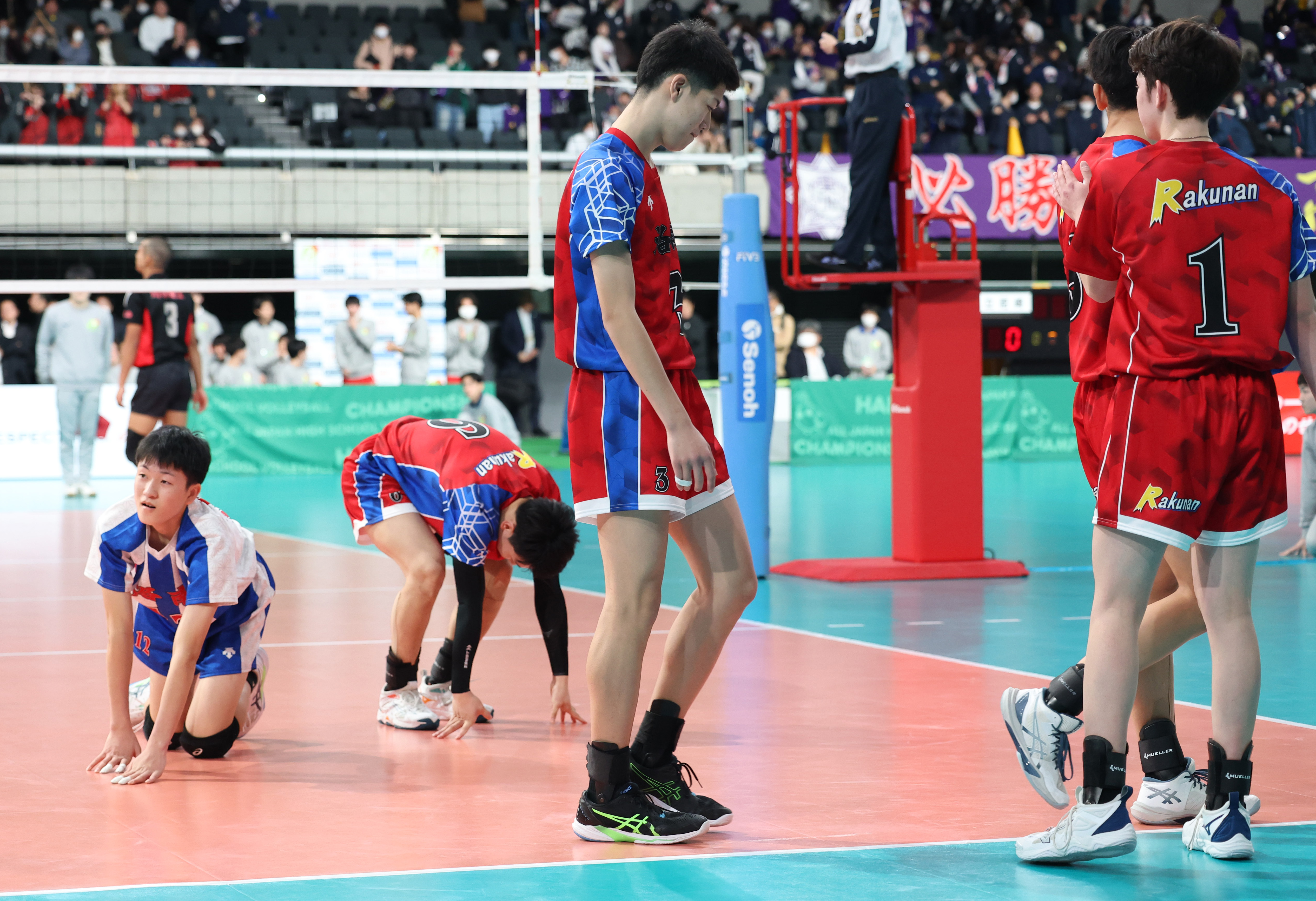 春高バレー、京都・洛南は3回戦で川内商工に敗れる 次世代に託す挑戦