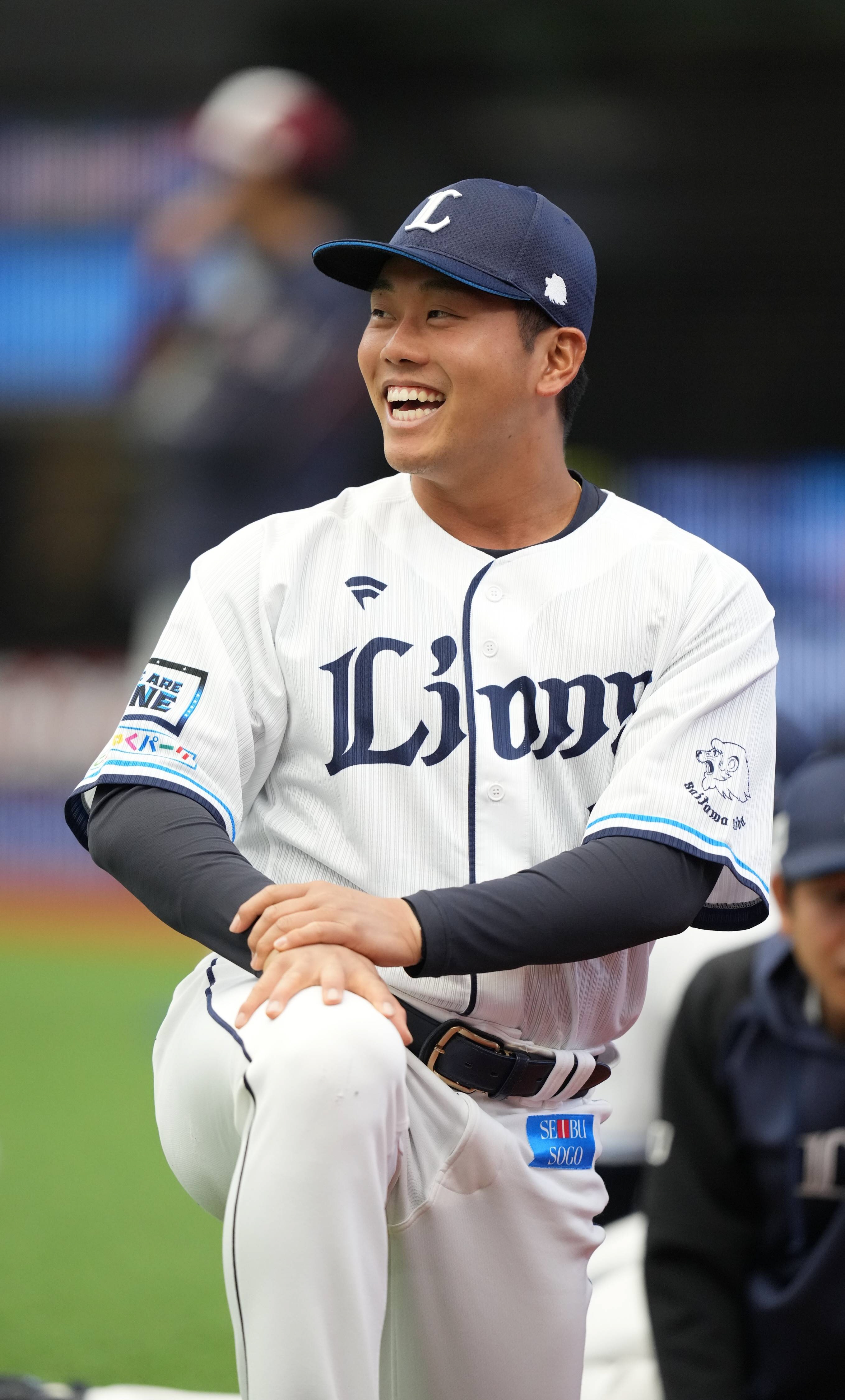 埼玉西武ライオンズ 蛭間拓哉 レイヤードグラフ ライオンズ浦学同級生交歓】蛭間拓哉選手 今季目標「ケガを