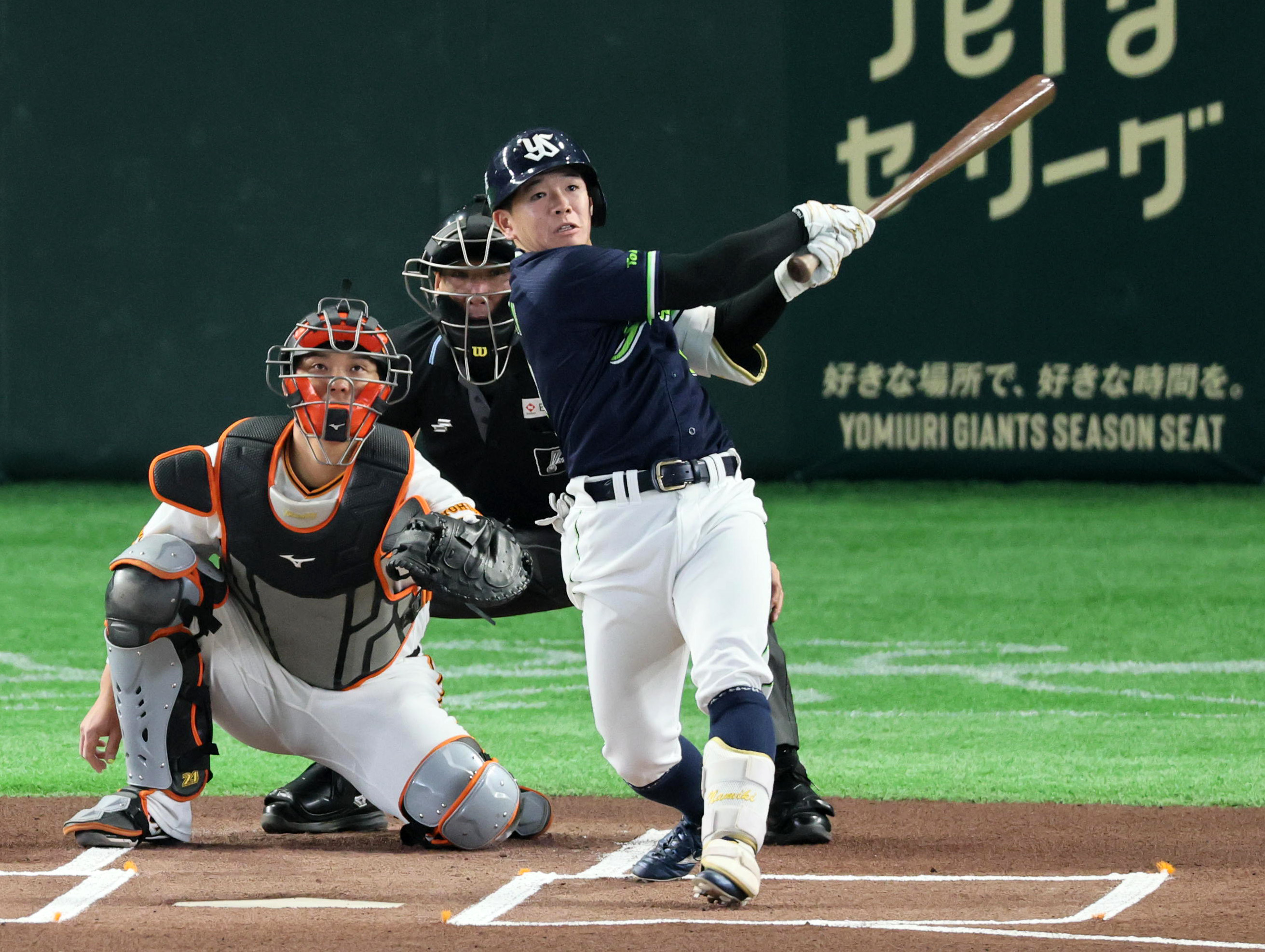 ヤクルト・並木秀尊、初回初球先頭打者弾 今季初の1番で躍動「思い切り
