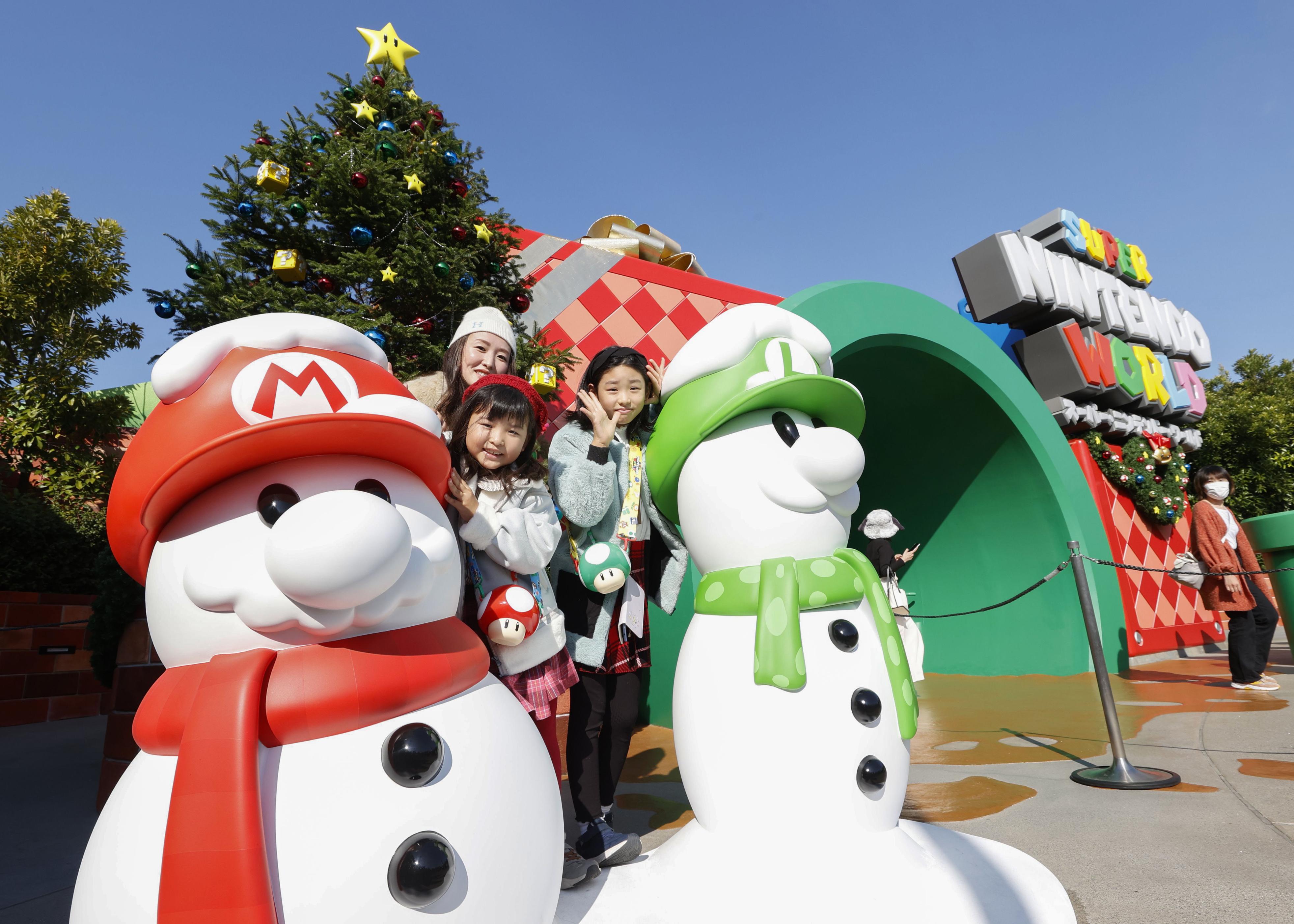クリスマスツリーと雪だるま クリスマスツリー オーナメント ツリートップ サンタクロース