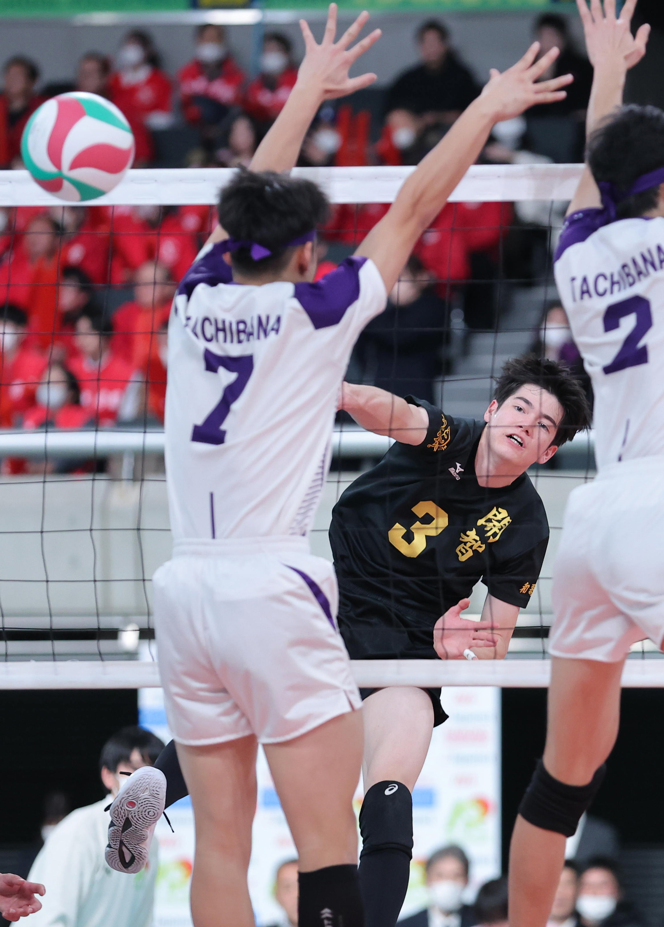 春高バレー 和歌山男子・開智はストレート負け エース奮闘も及ばず