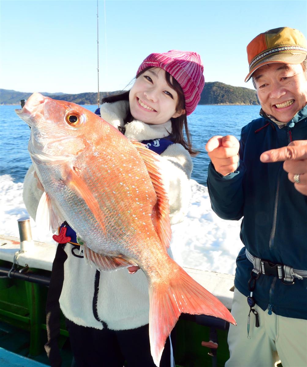 舞闘派アイドルが船釣りデビュー 神井花音 タイラバ満喫 関西フィッシング サンスポ