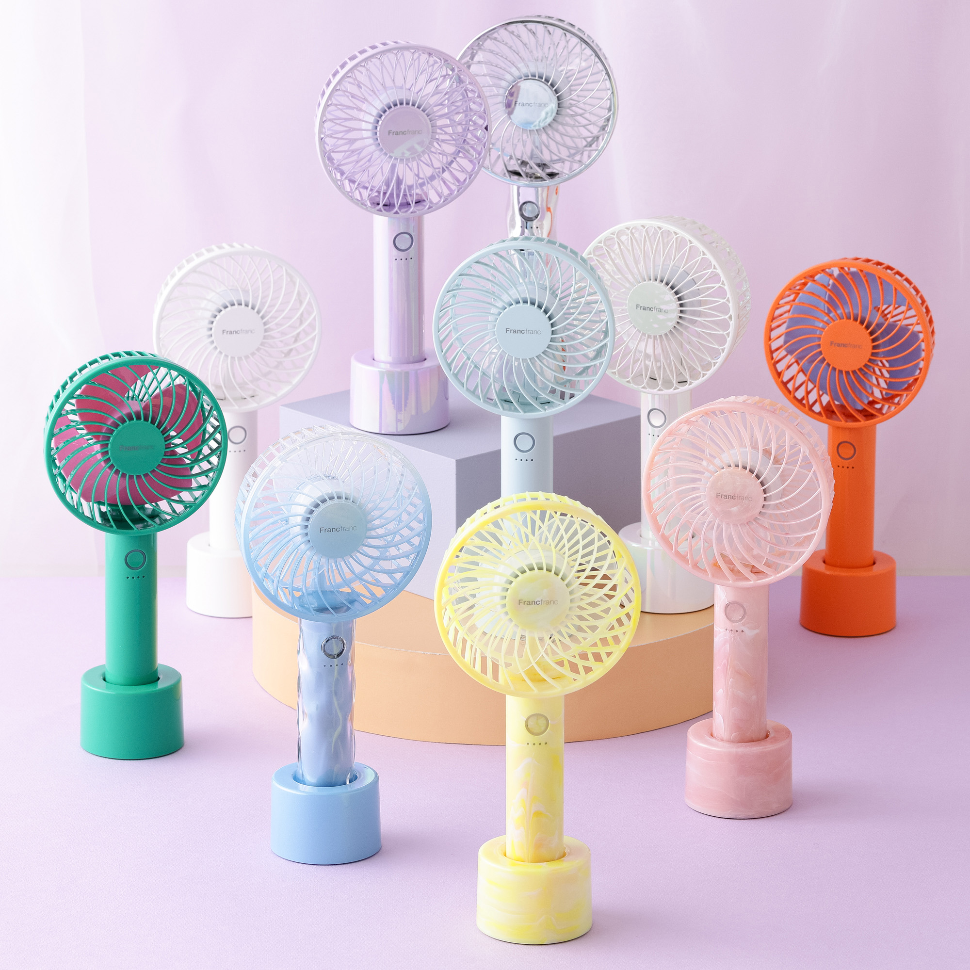 携帯扇風機の火付け役「Francfranc」のハンディファンが今年も登場 次