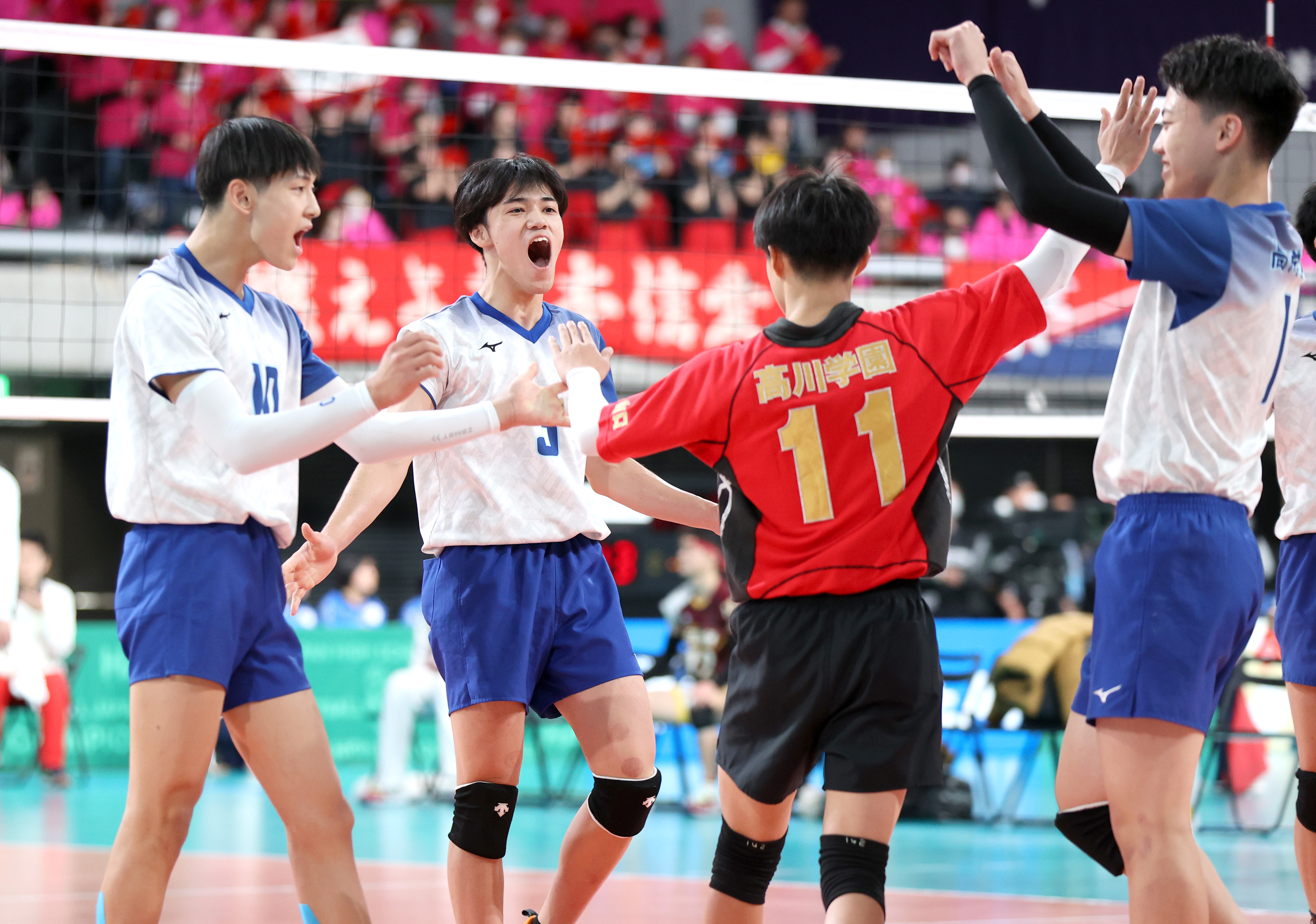 春高バレー】国体王者・高川学園、貫禄の初戦突破 主将エース門田