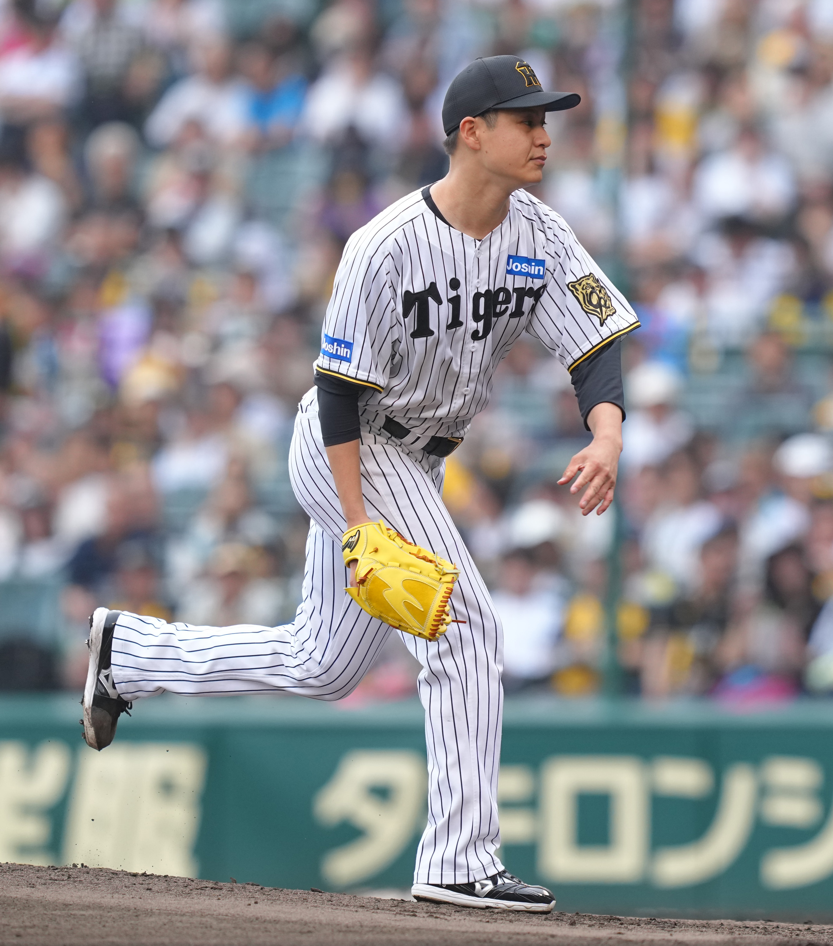 阪神・大竹耕太郎が四回まで二塁を踏ませない投球 4番・末包を79キロの