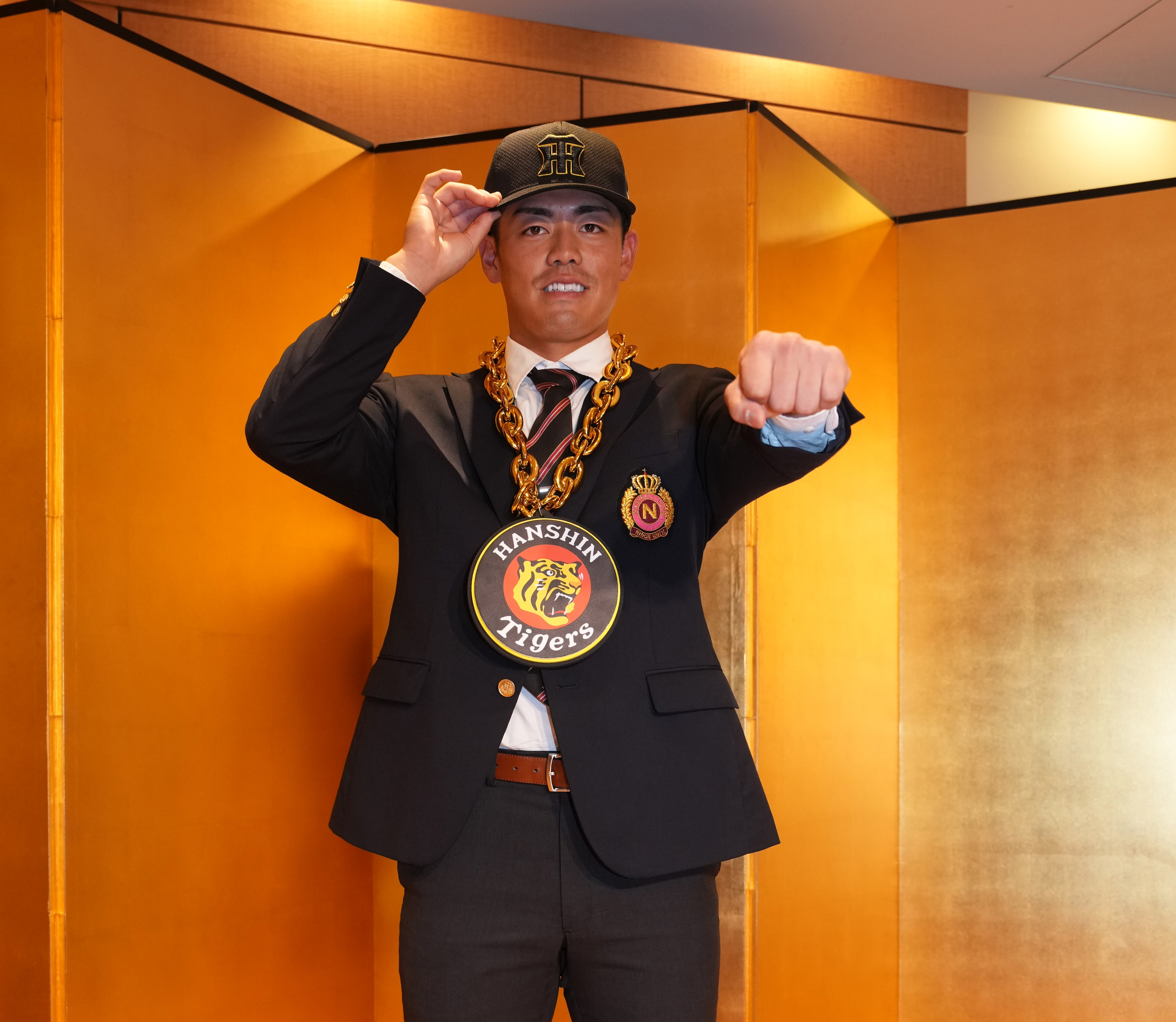 阪神D2位・谷端将伍、Gグラブの壁破る！ 東都の安打製造機が宣戦布告